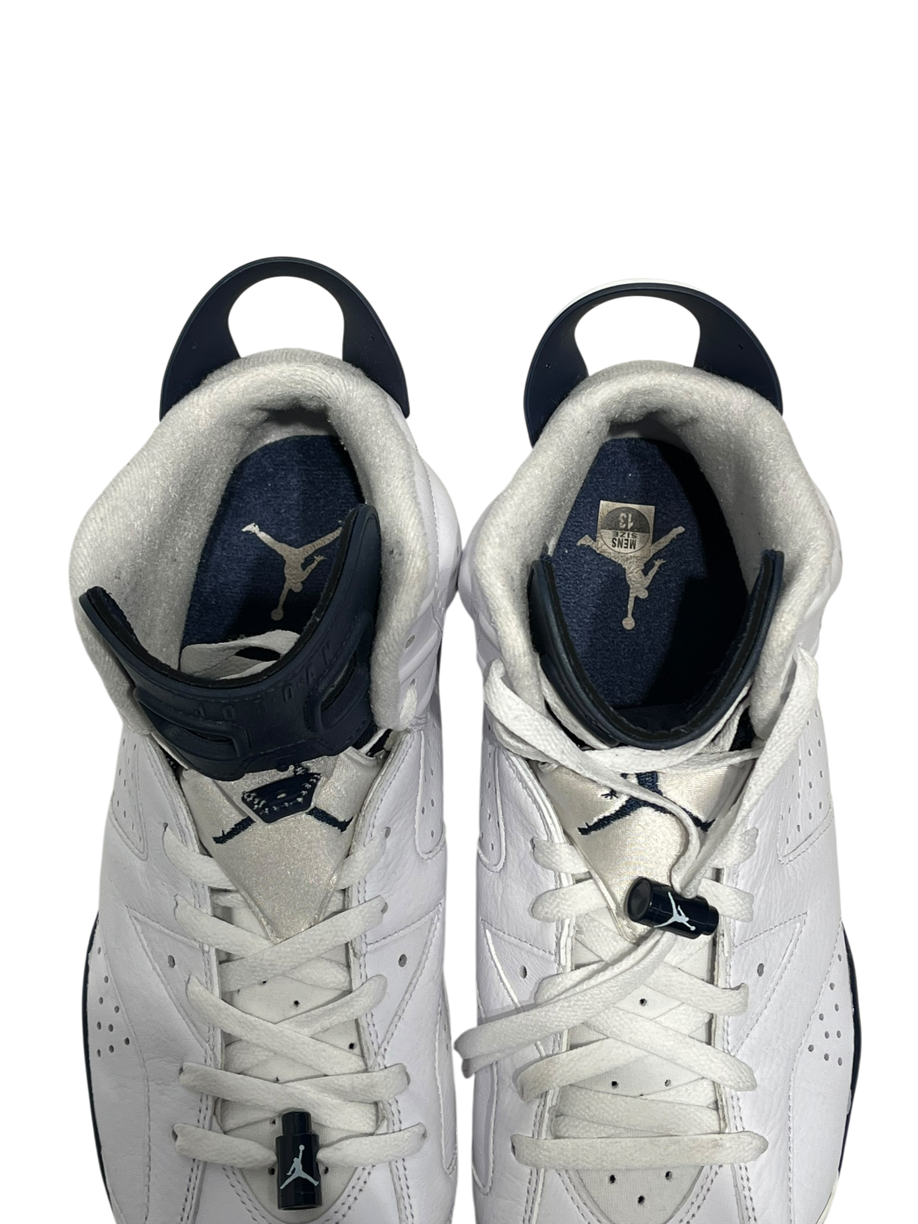 NIKE/AIR JORDAN 6 RETRO/Hi-Sneakers/US 13/Leather/NVY/CT8529-141 view 3