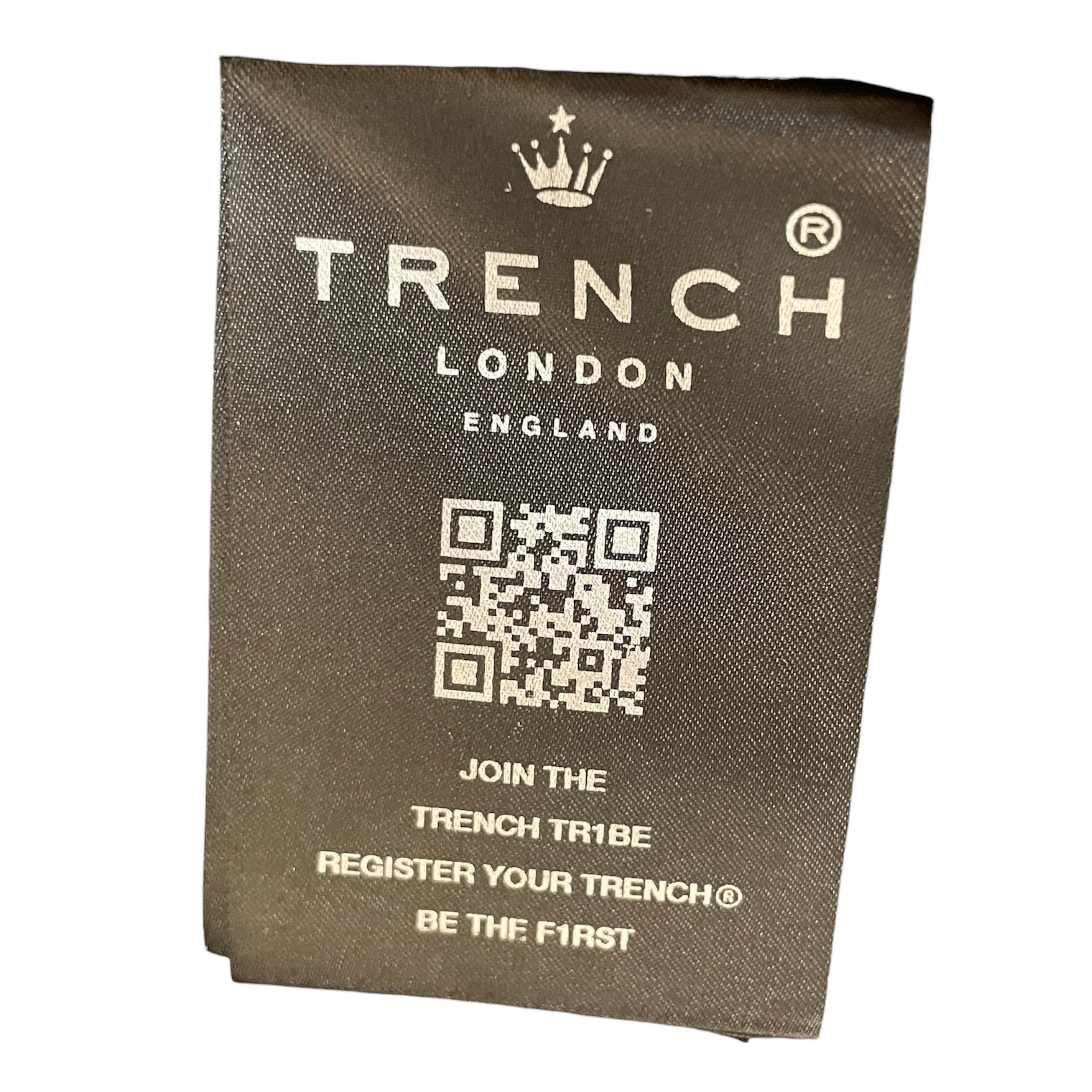 TRENCH LONDON/Trench Coat/S/Cotton/BLK/GLITTER TRENCH COLLAR view 7