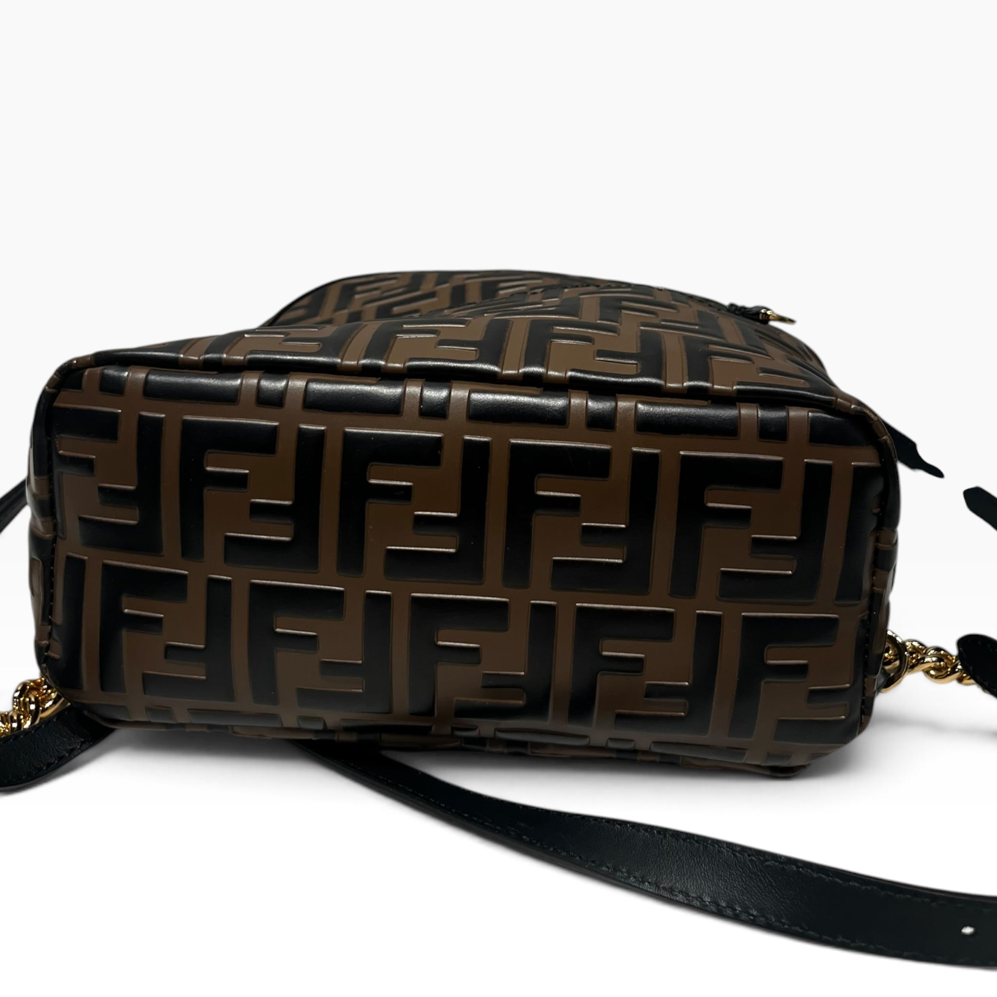 FENDI/Backpack/Monogram/Leather/BRW/Embossed Mini Bag view 5