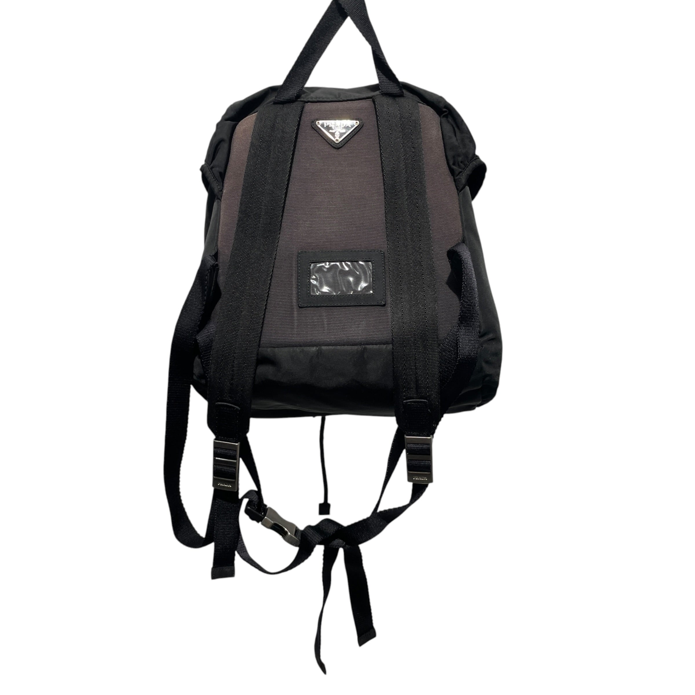 PRADA/Backpack/Nylon/BLK/tessuto bag view 2