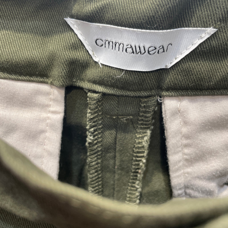 cmmawear/Pants/L/Cotton/GRN/Curved Seam Trousers