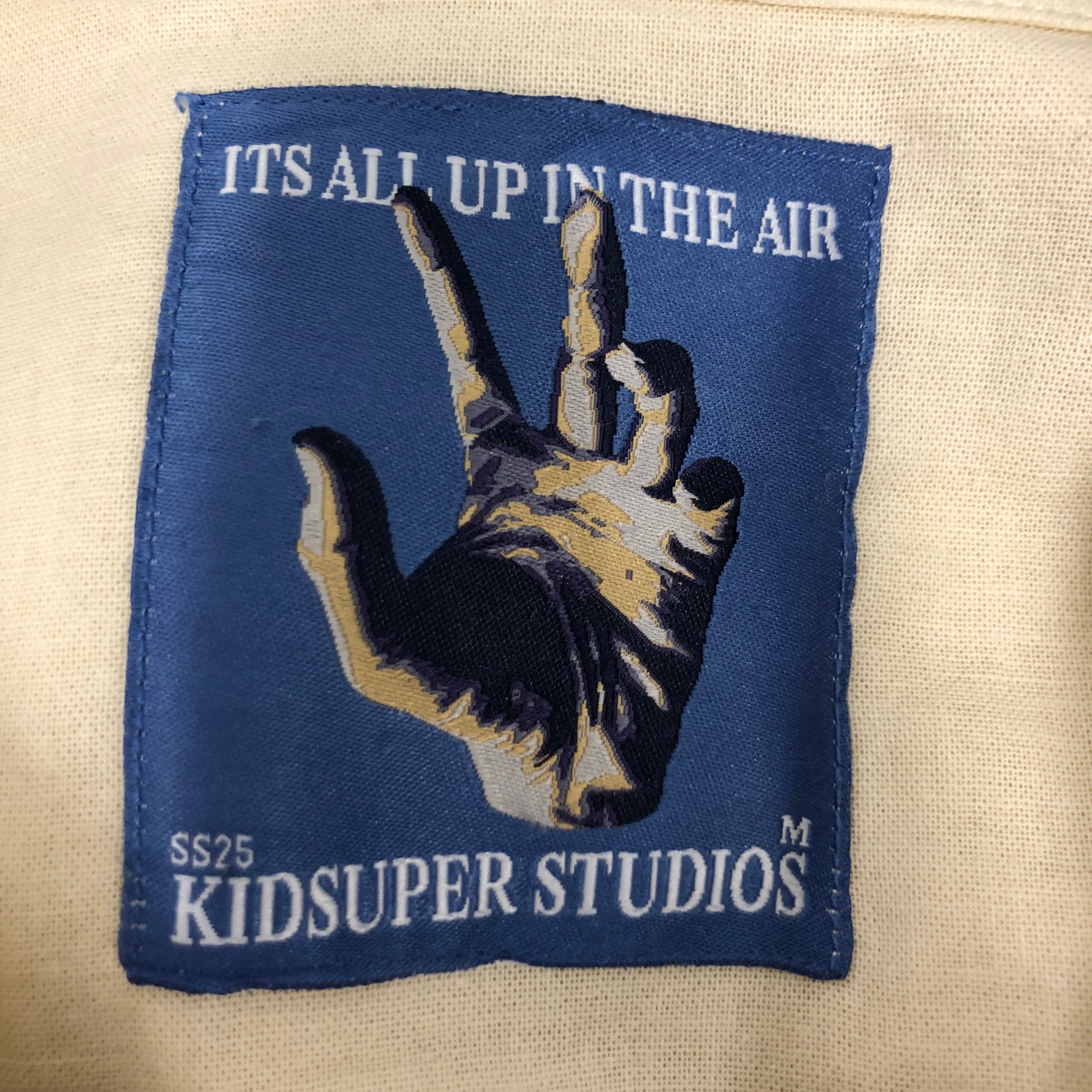 KIDSUPER STUDIOS/SS Shirt/M/Cotton/BEG/Graphic/Circus Girl Button Up view 3