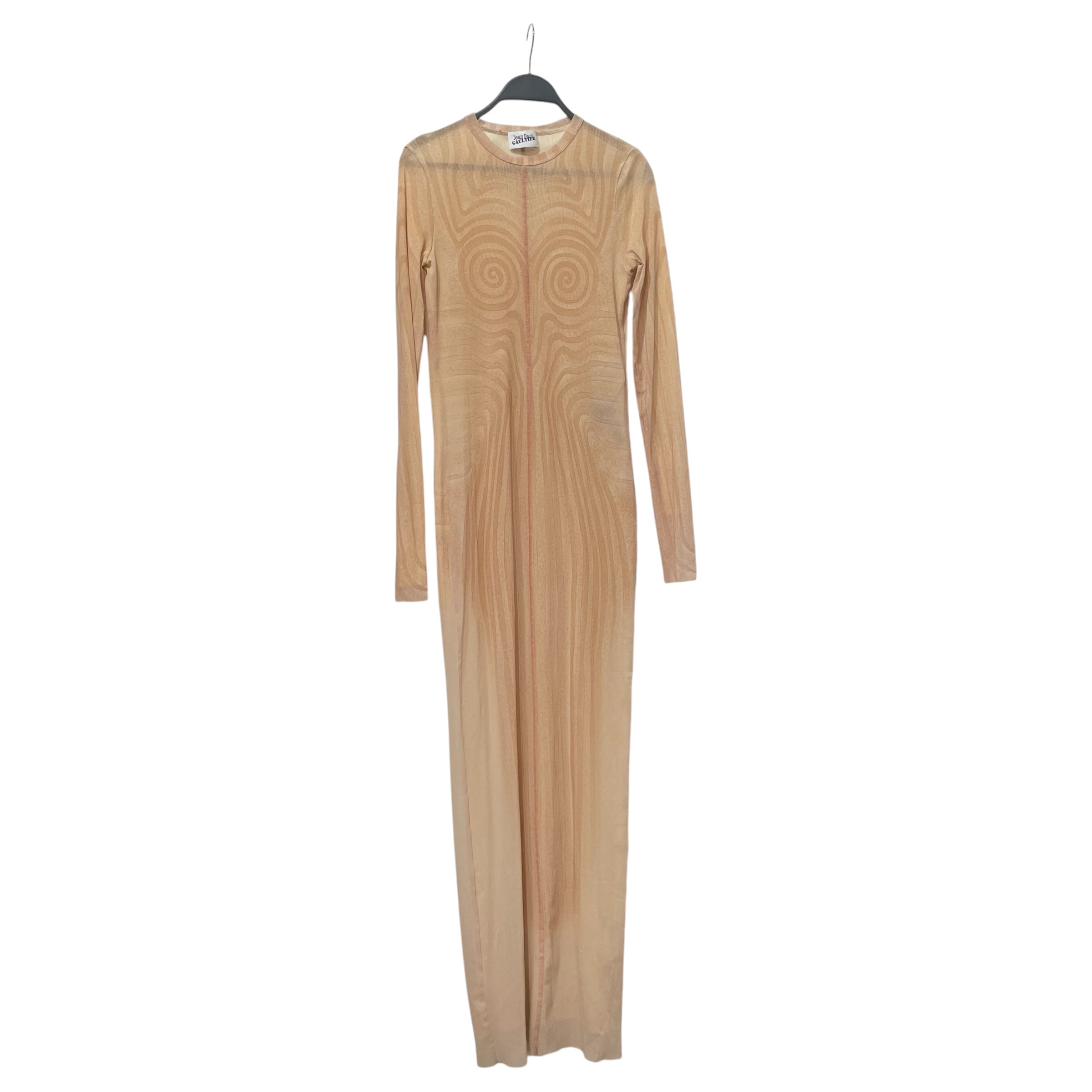 Jean Paul Gaultier/Tunic Dress/XL/Iridescent/Nylon/BEG/ view 1