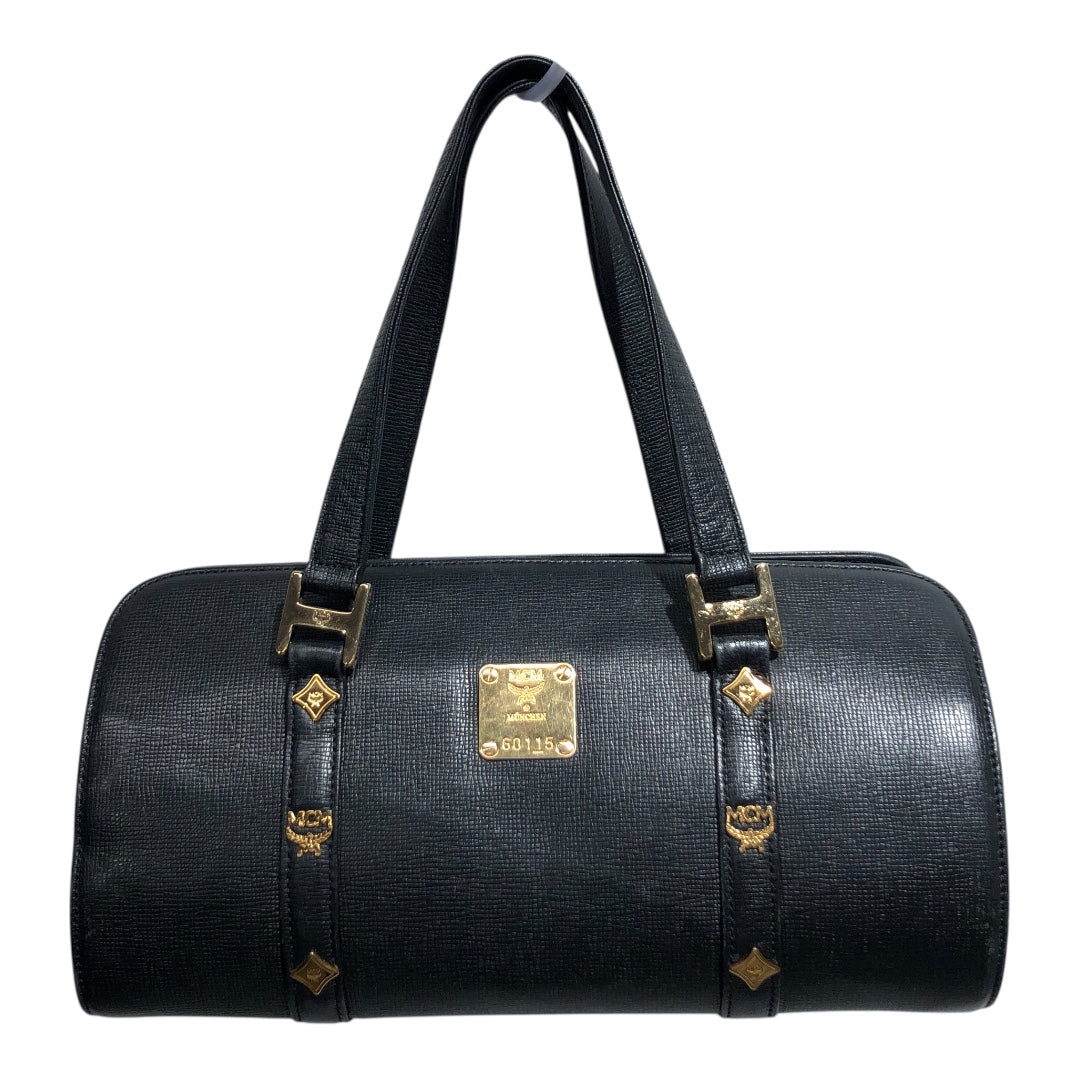 MCM/Hand Bag/Leather/BLK/Satchel Handbag view 1