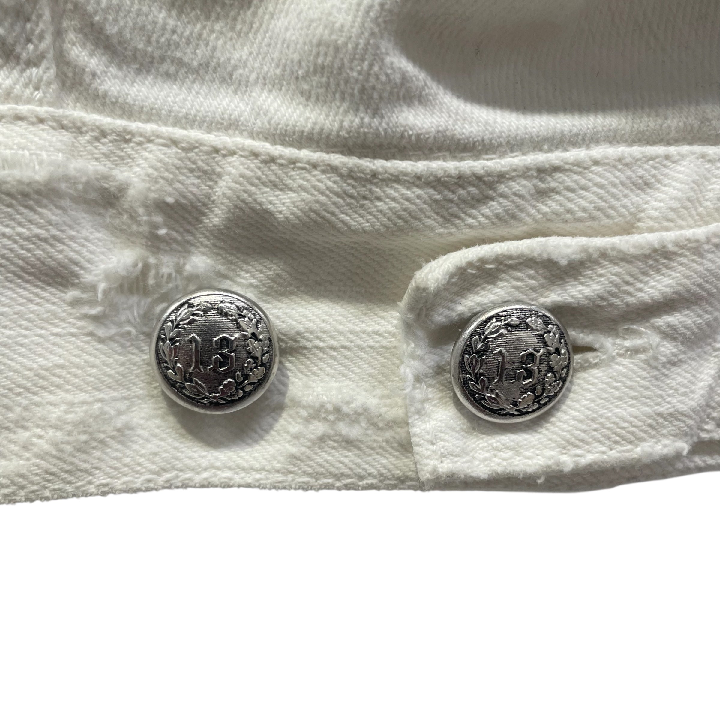 R13/Vest/M/Denim/WHT/R13 WHITE DENIM VEST view 3