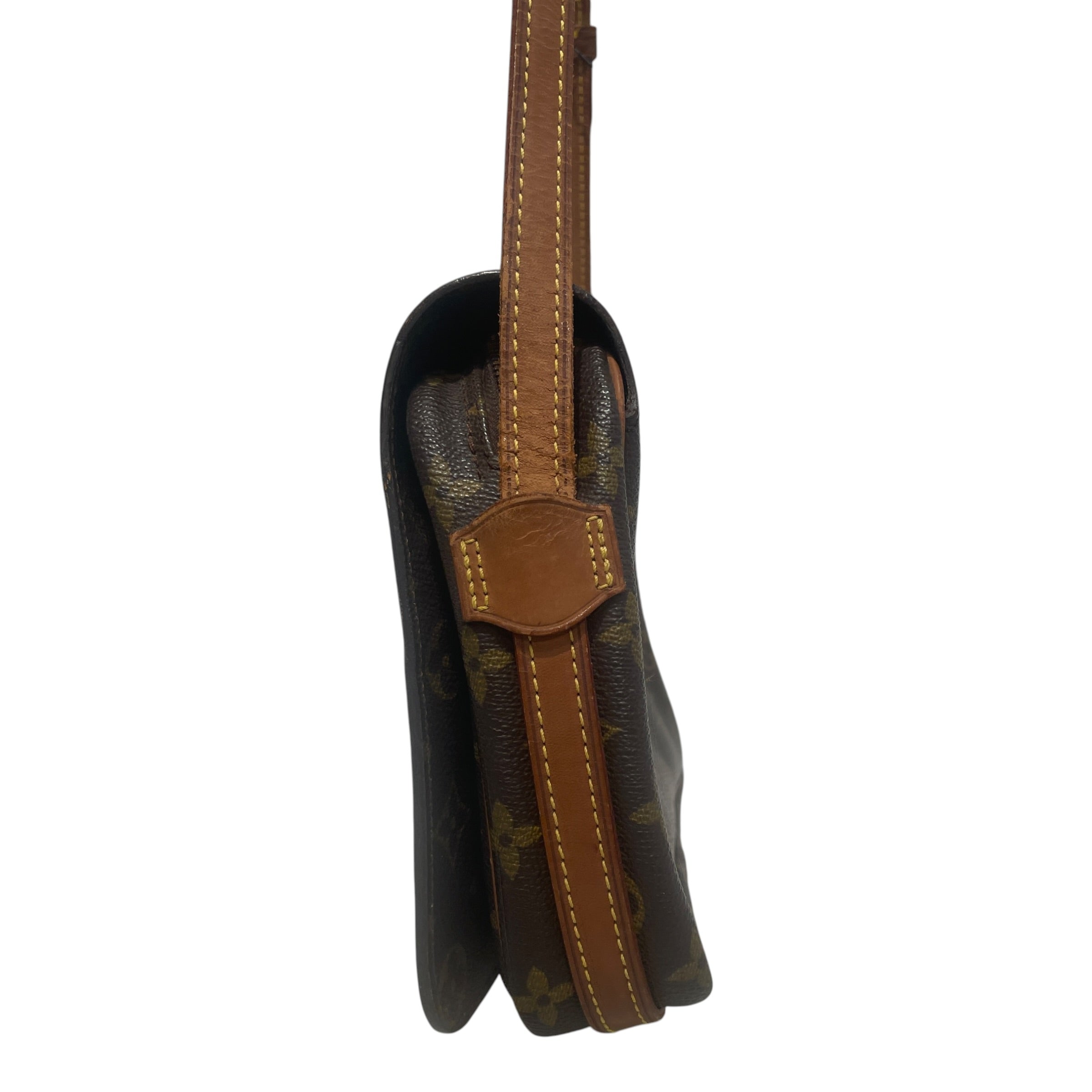 LOUIS VUITTON/Cross Body Bag/Leather/BRW/Saint Germain Crossbody view 3