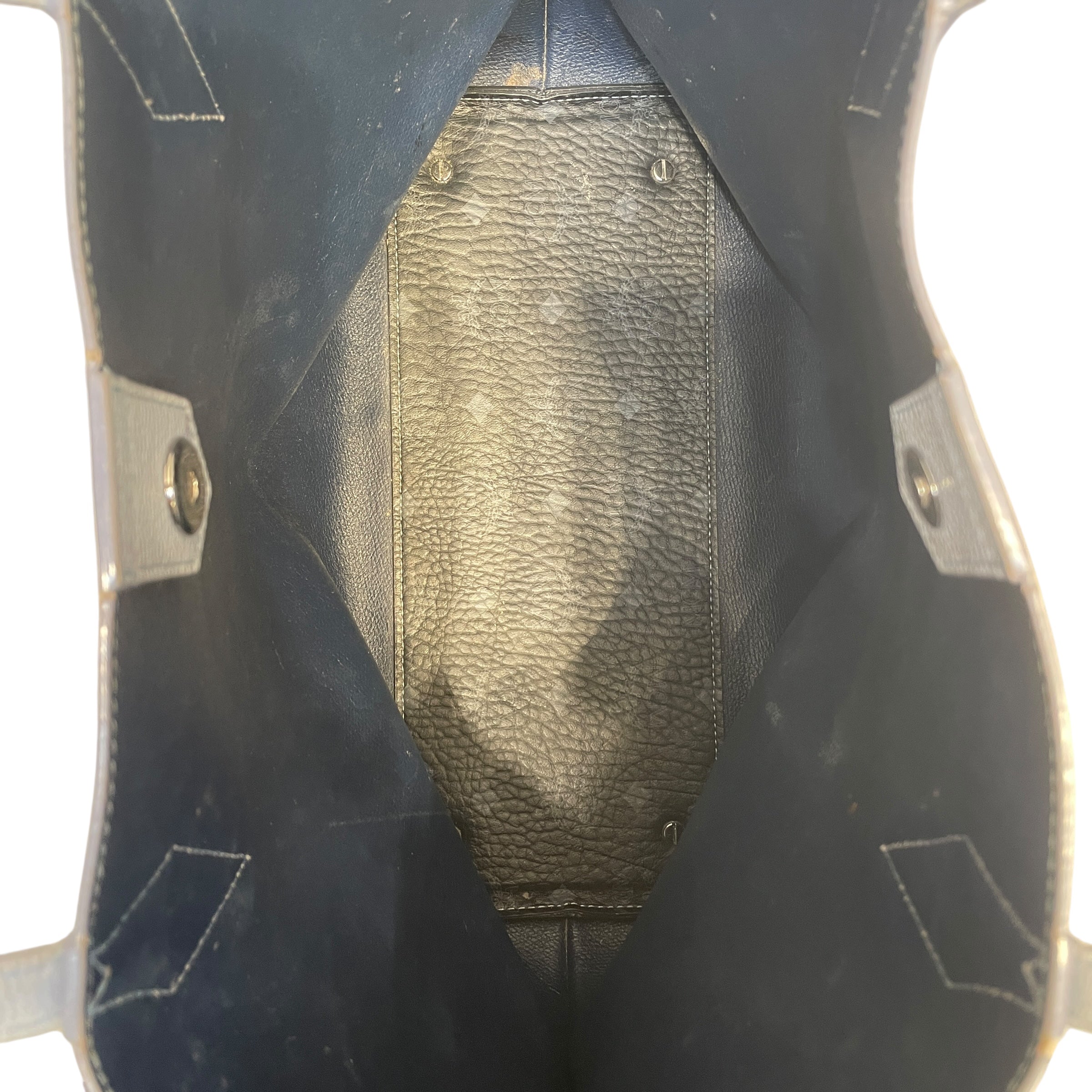 MCM/Tote Bag/Leather/BLU/ view 4
