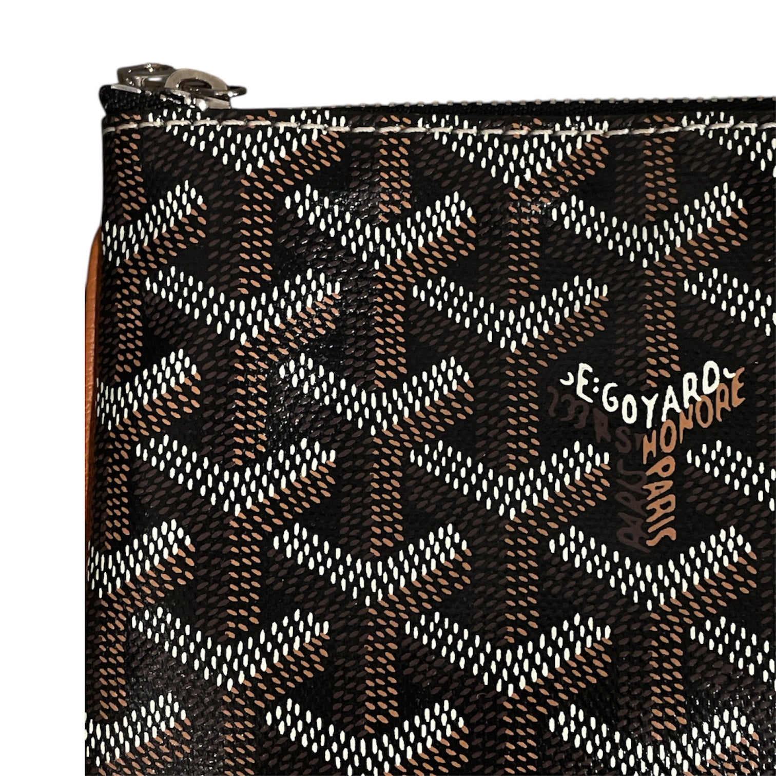 GOYARD/Pouch/All Over Print/Leather/BRW/ view 4