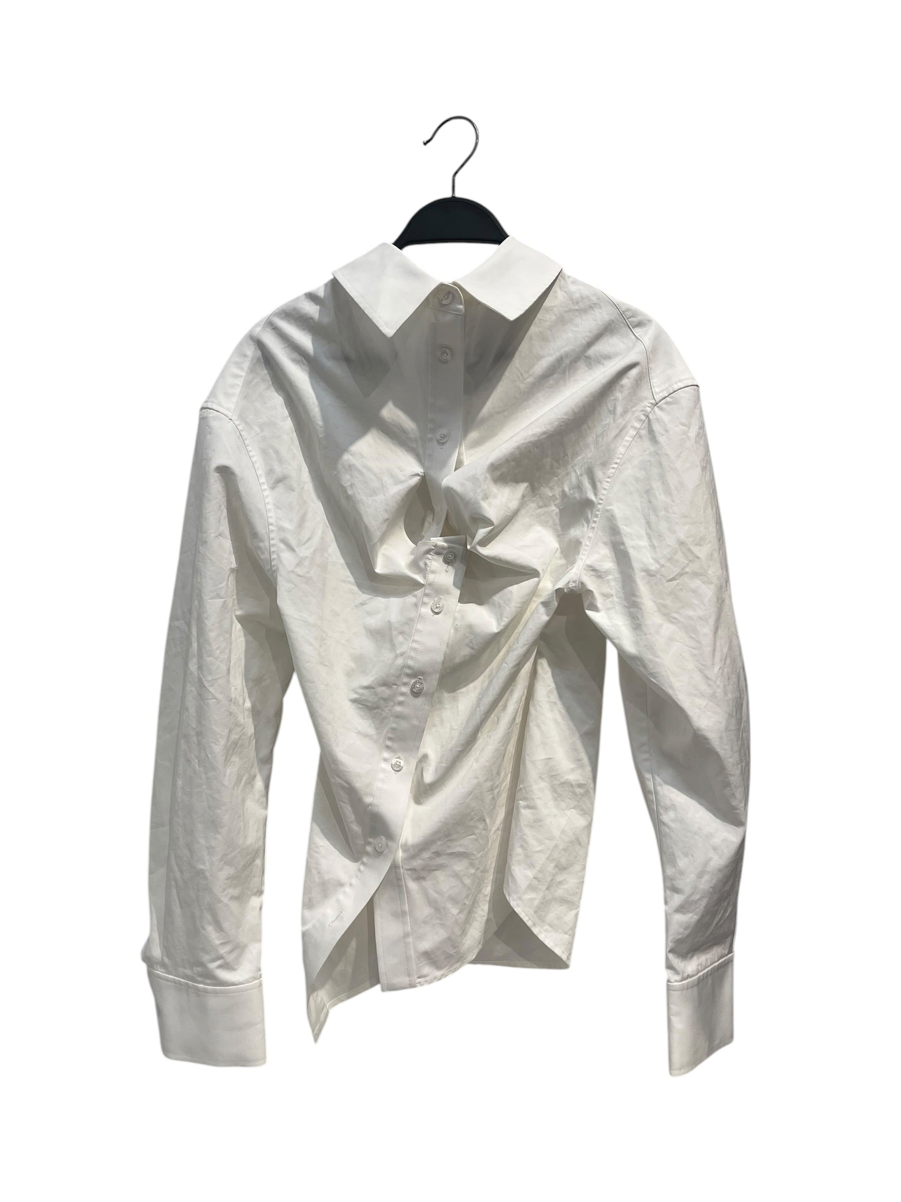 Alexander Wang/LS Blouse/4/Cotton/WHT/SQUARE NECKLINE view 1