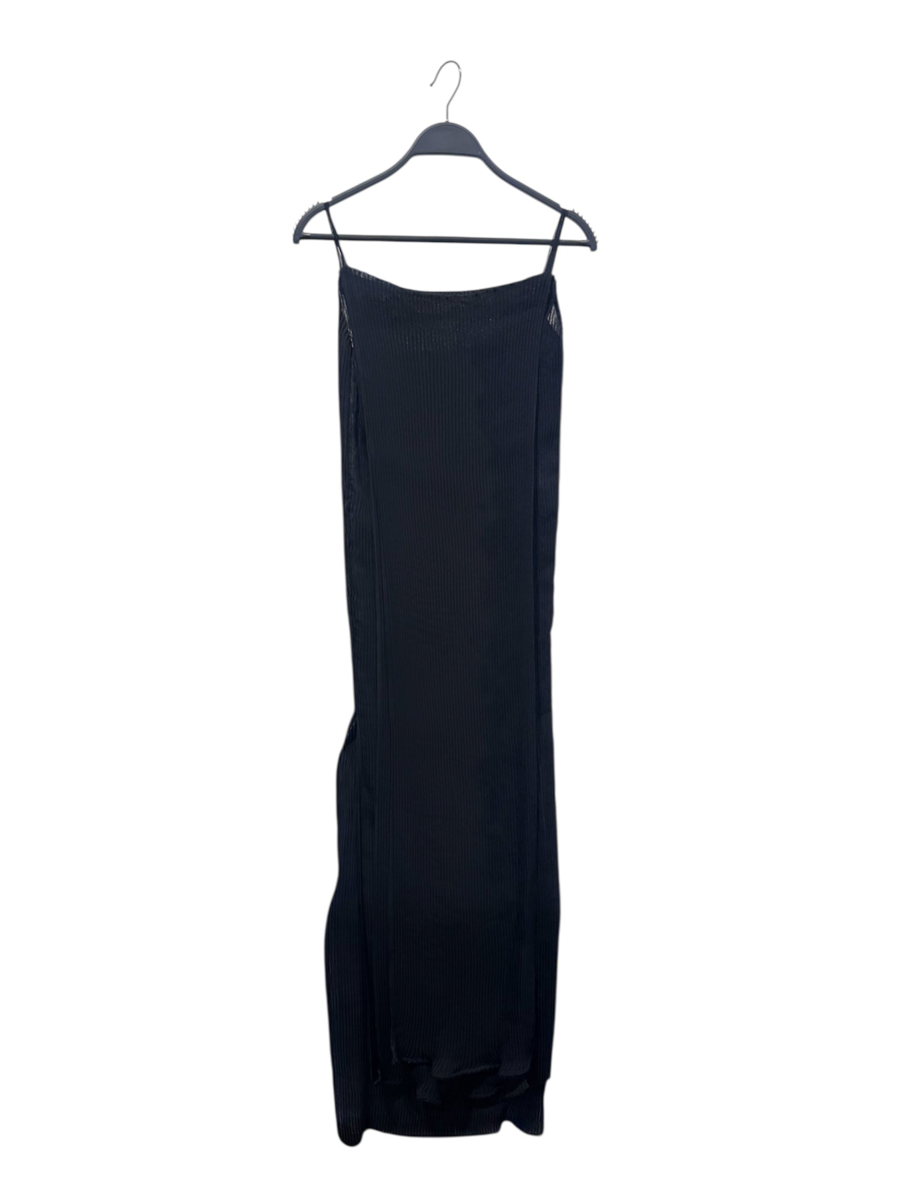 ISSEY MIYAKE/SL Dress/S/Polyester/BLK/Midi Length/ view 1