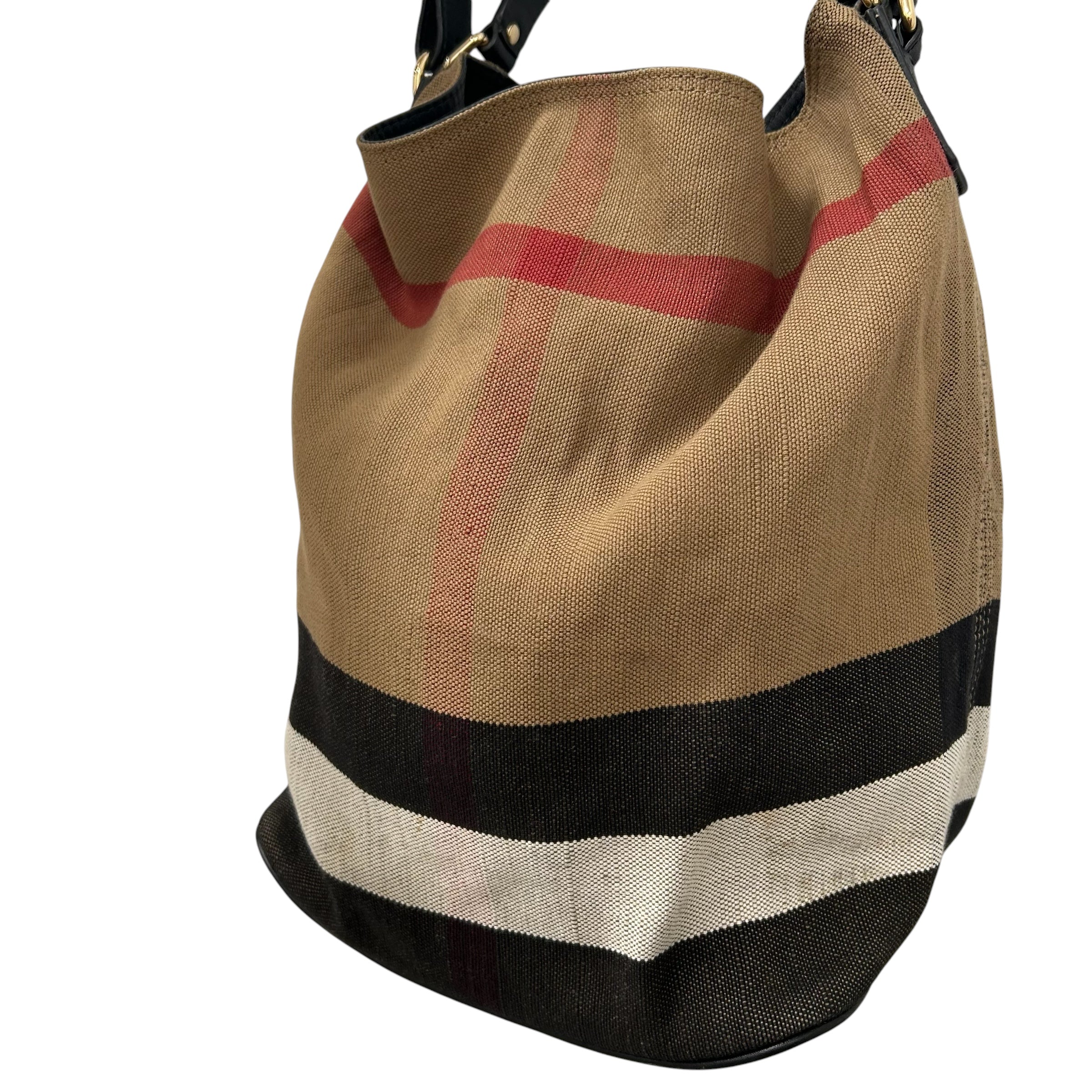 BURBERRY/Bag/Stripe/Cotton/BEG/ view 3