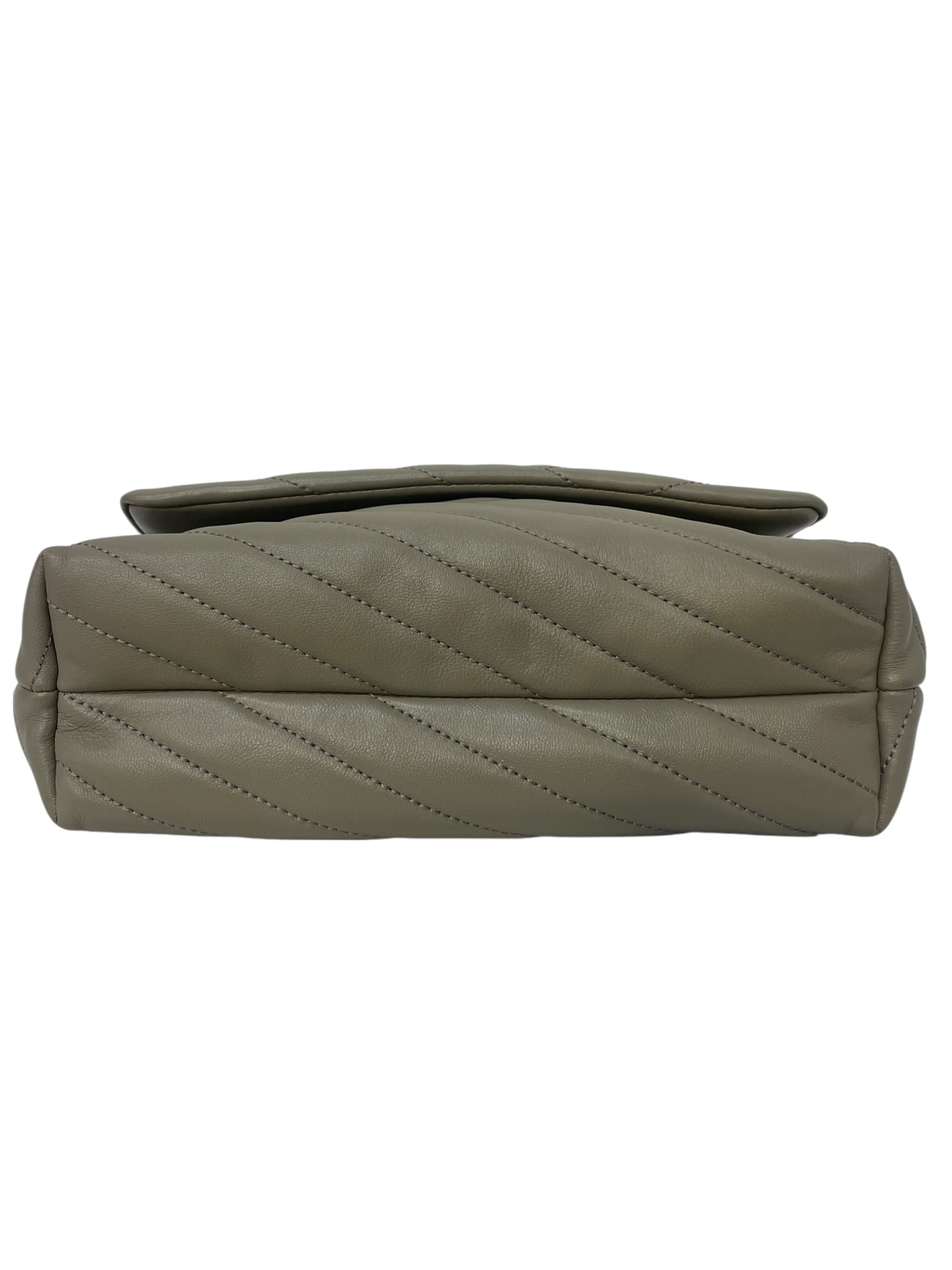 TORY BURCH/Bag/Stripe/Leather/GRY/Kira Shoulder Bag view 3
