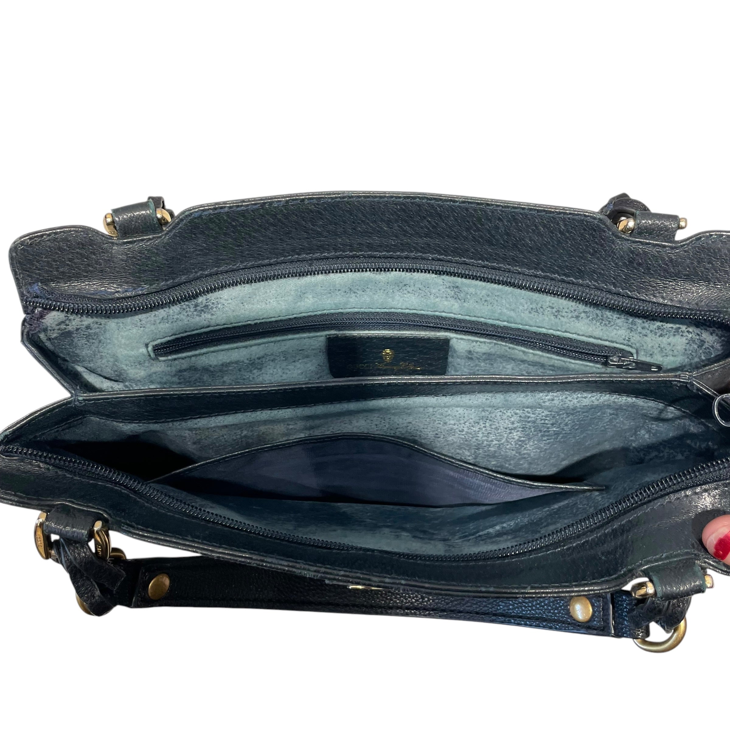 GUCCI/Bag/Monogram/Leather/GRY/GG PVC Shoulder Bag view 3