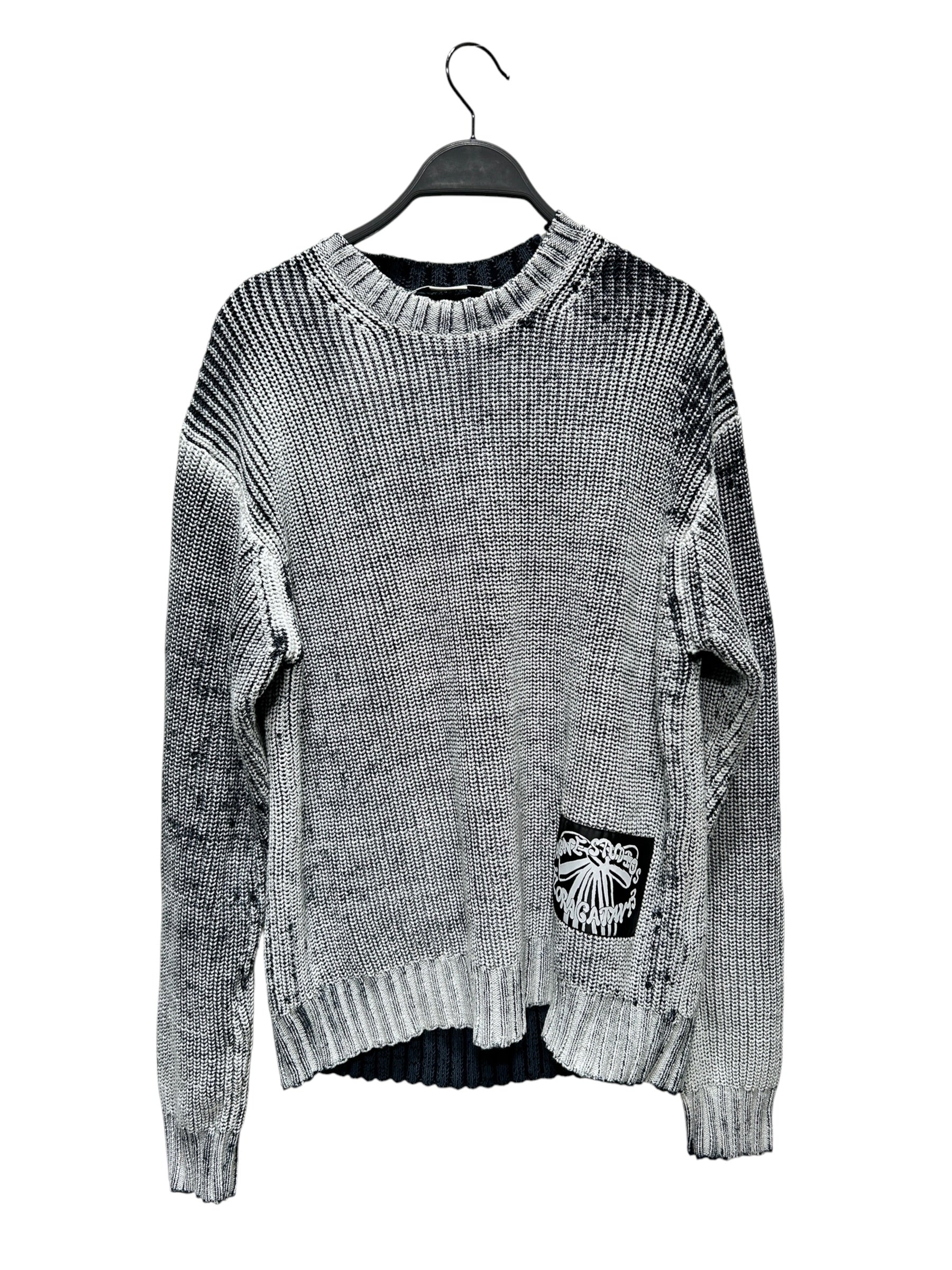 Acne Studios/Heavy Sweater/XS/Wool/BLU/FLORAGATAN PATCH view 1