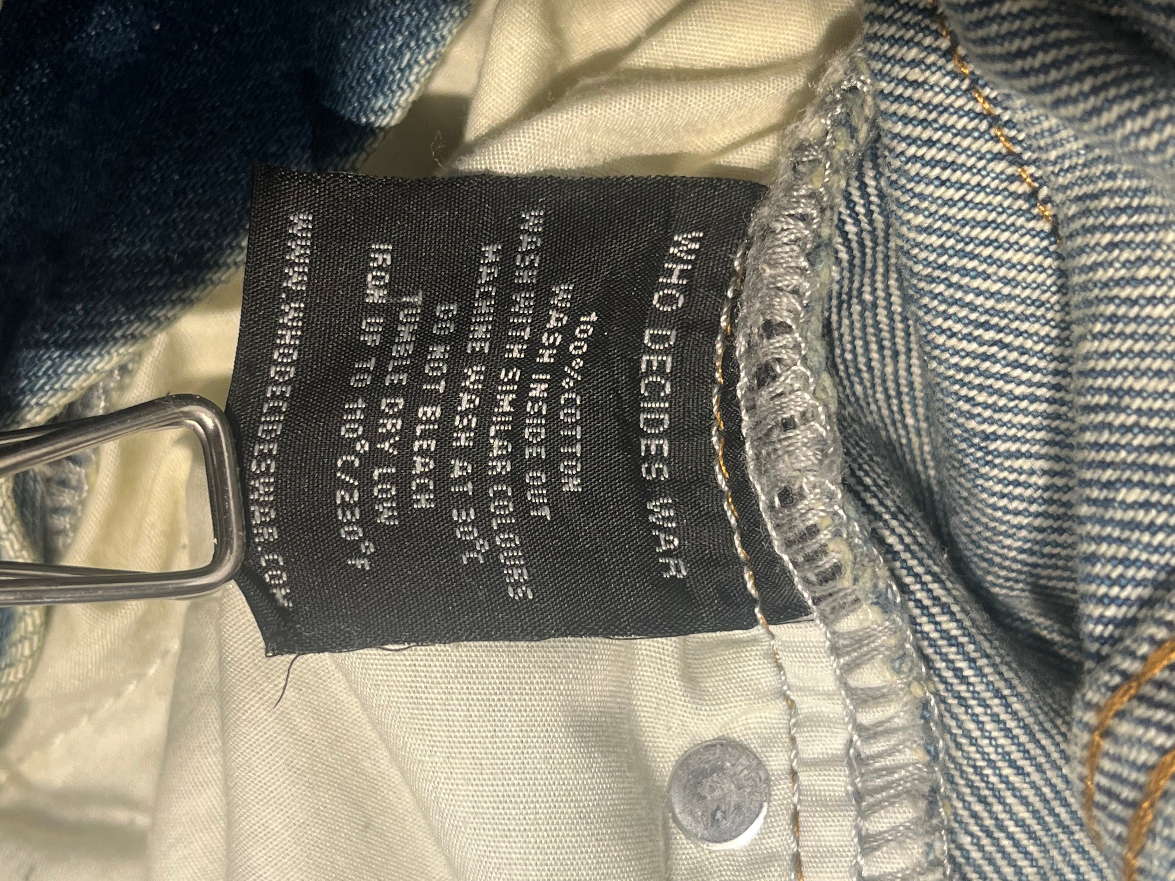 WHO DECIDES WAR/Bottoms/24/Cotton/BLU/STAINED GLASS SIDING view 4