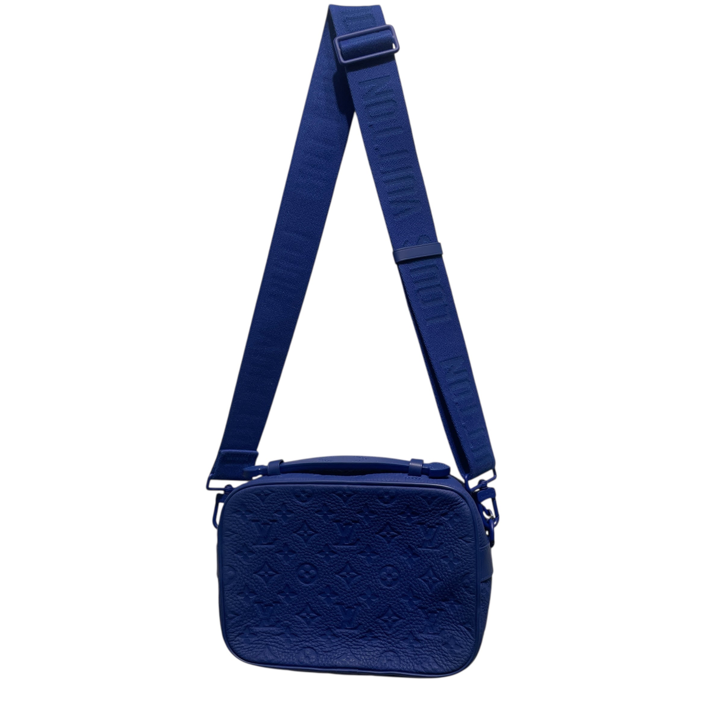 LOUIS VUITTON/Cross Body Bag/Monogram/Leather/BLU/TAURILLON SLING view 2