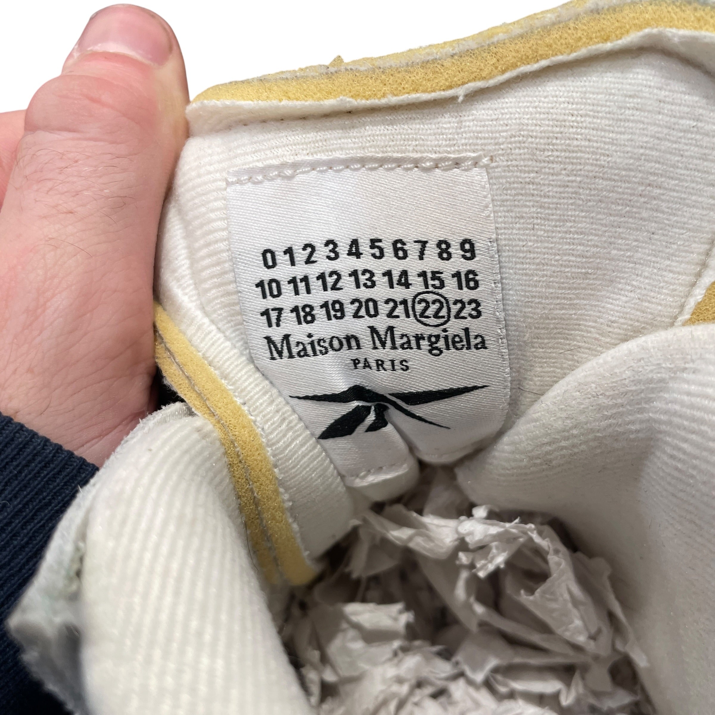 Maison Margiela/Reebok/Hi-Sneakers/US 8.5/Cotton/WHT/CHUNKY  ROUND TOES view 4
