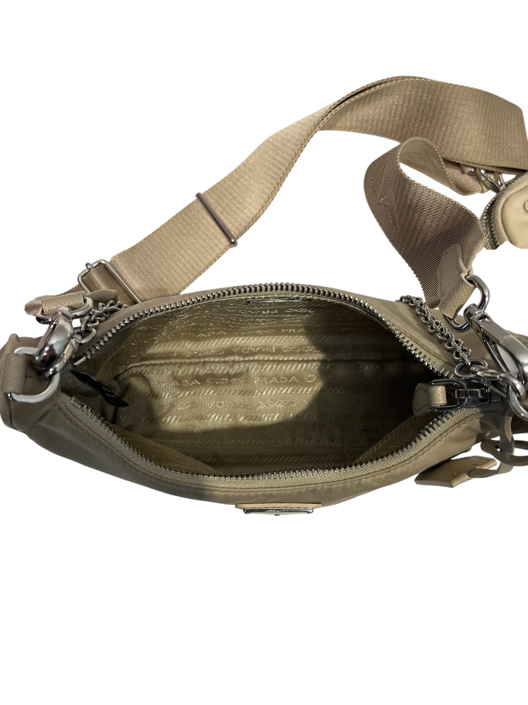 PRADA/Hand Bag/Nylon/CRM/RE EDITION 2005 NYLON PURSE view 9