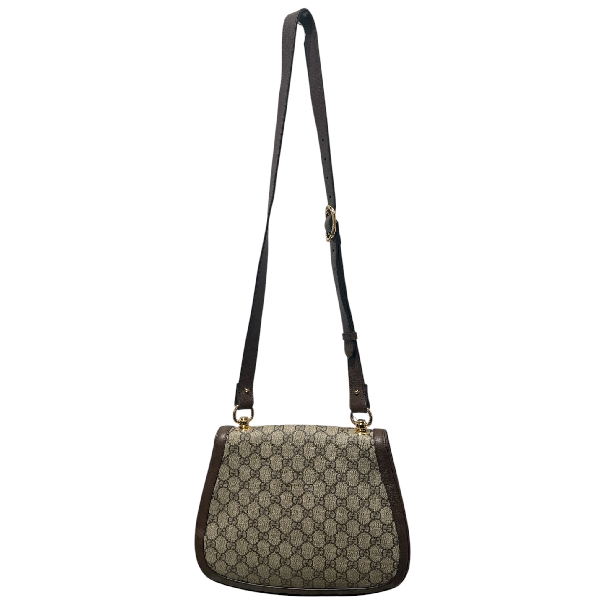 GUCCI/Cross Body Bag/Monogram/KHK/Supreme GG Blondie Flap Bag view 2