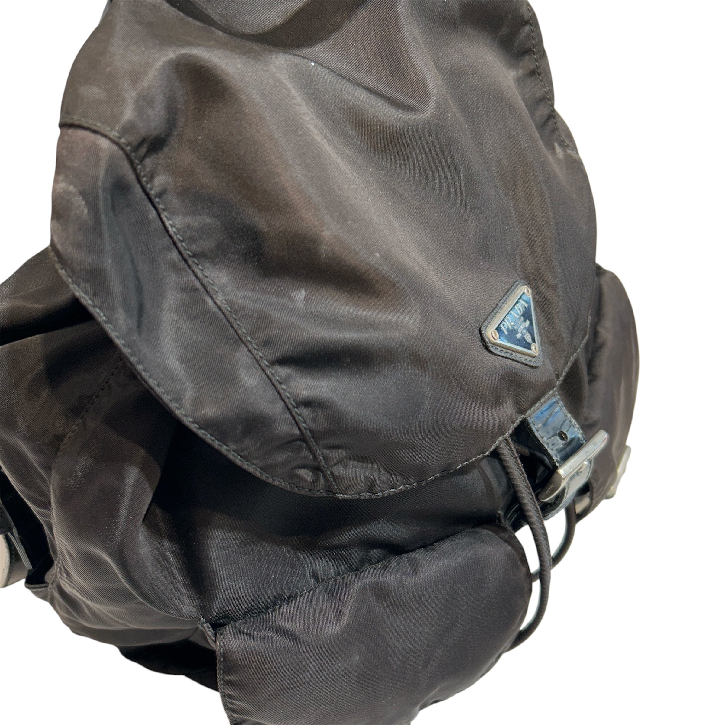 PRADA/Backpack/Nylon/BLK/Tessuto Nylon Backpack view 6