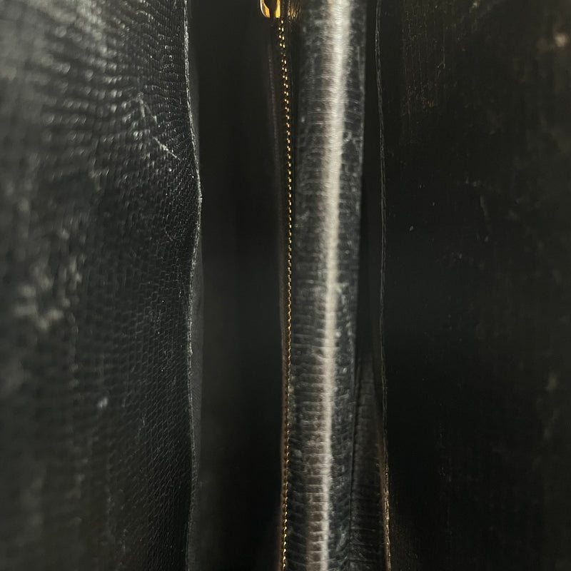 BURBERRY LONDON/Cross Body Bag/FREE/Leather/BLK/DEERSKIN EMBOSSED