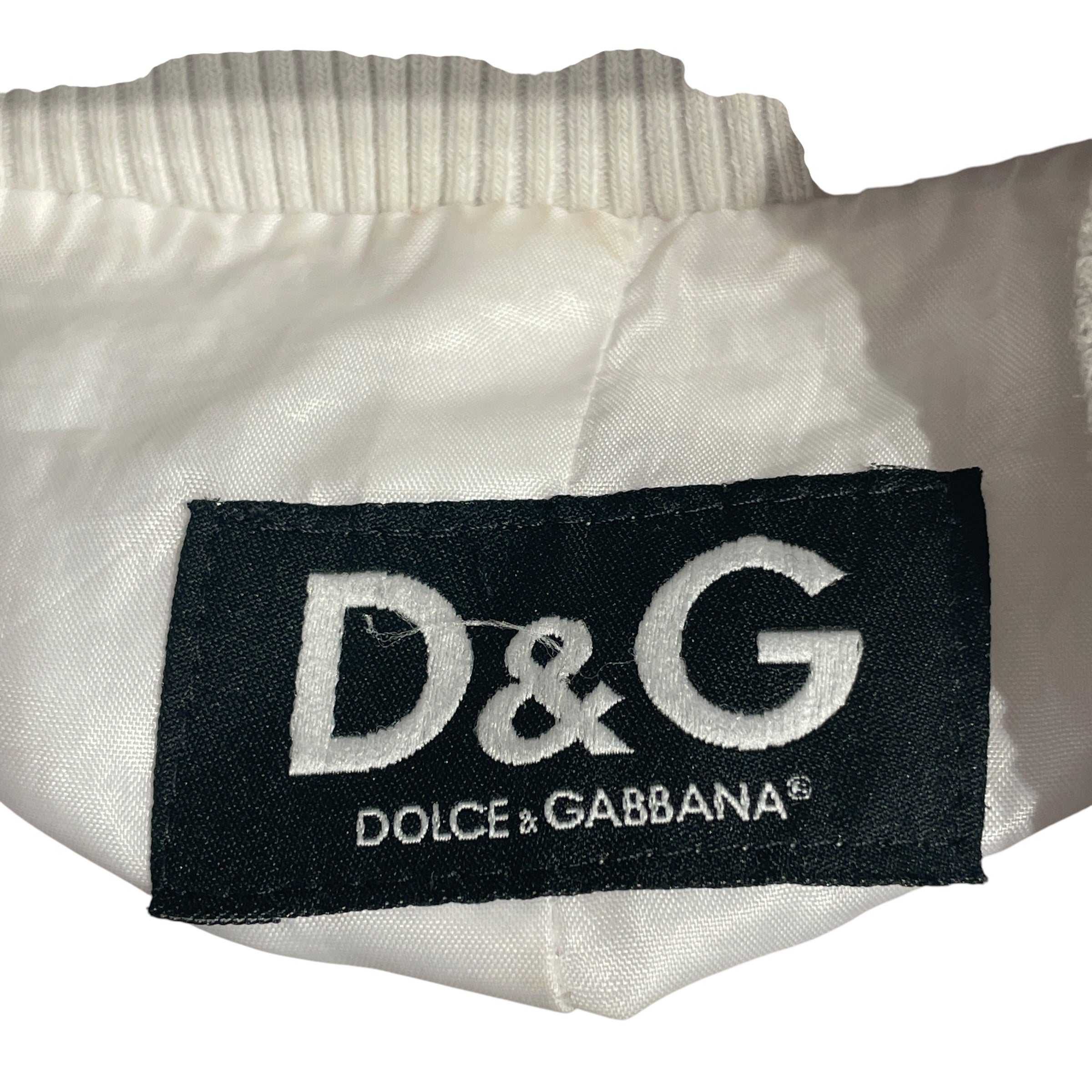 DOLCE&GABBANA/Windbreaker/52/Polyester/WHT/Single Breasted/ view 3