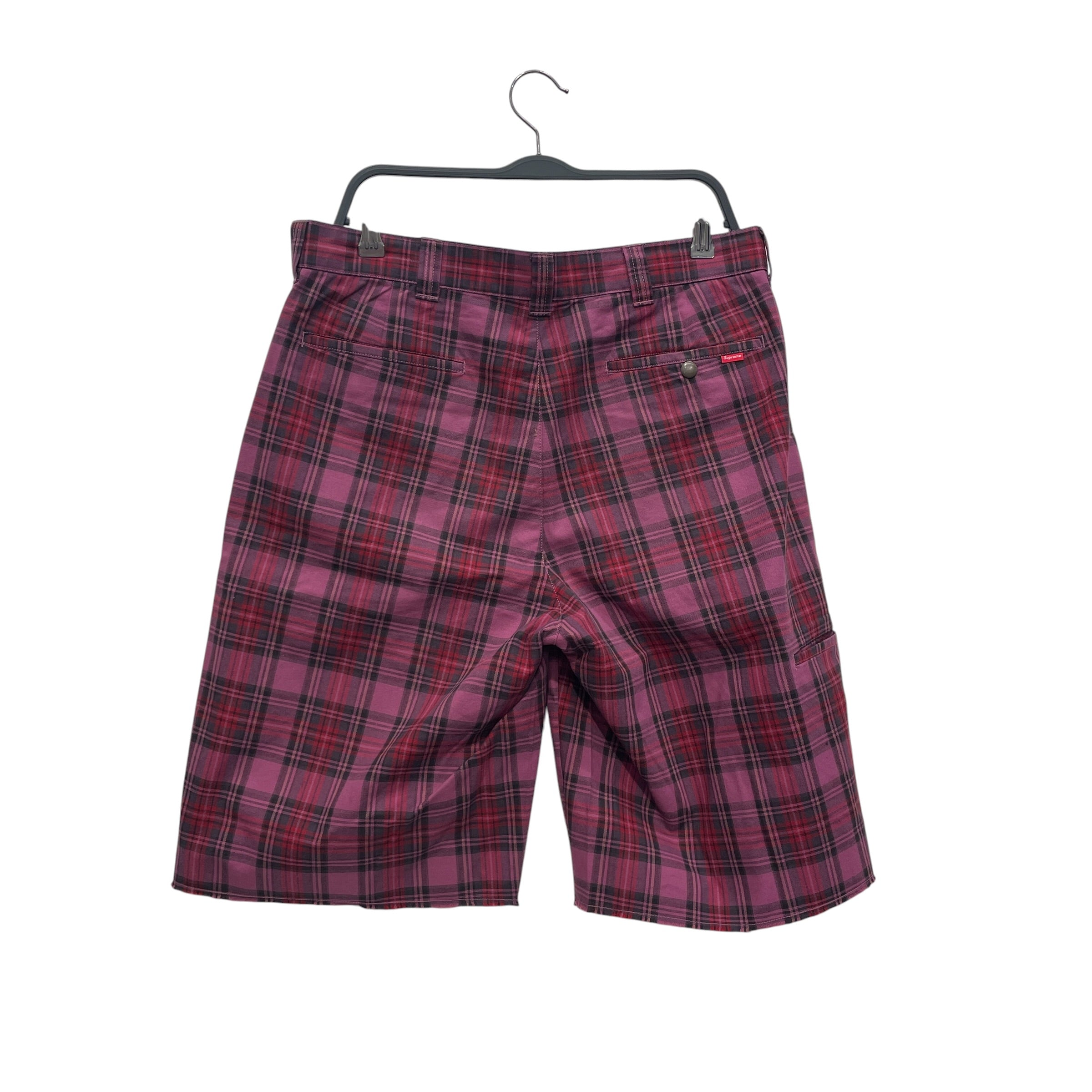 Supreme/Shorts/32/Cotton/PPL/Plaid/ view 2