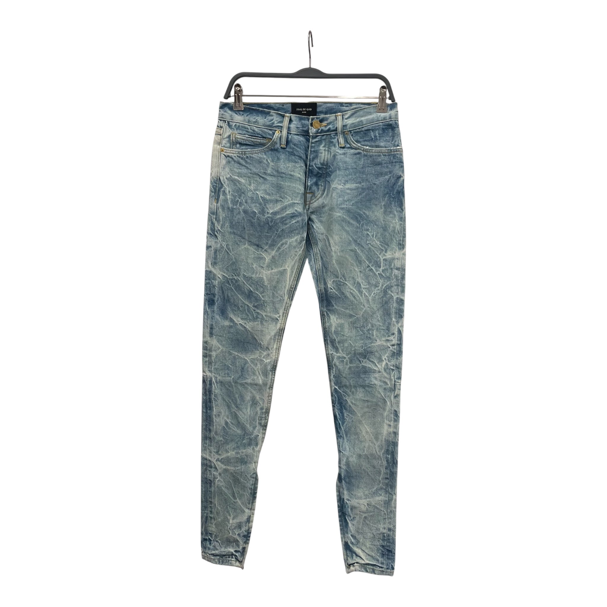FEAR OF GOD/Skinny Pants/29/Cotton/BLU/Holy Water view 1