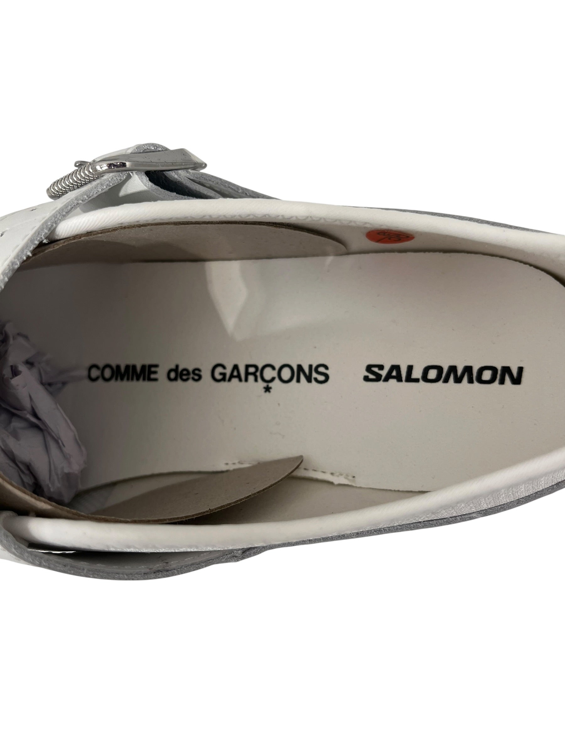salomon/COMME des GARCONS/Low-Sneakers/US 10/WHT/BALLET FLAT STYLE BUCKLE STRAP view 3