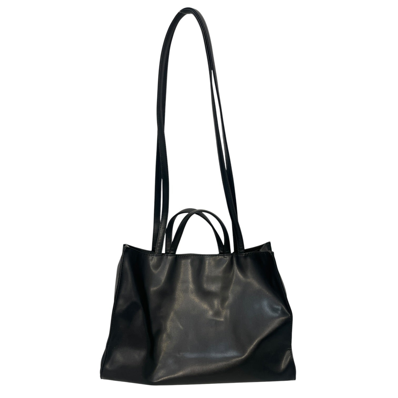Telfar/Tote Bag/Leather/BLK/Signature Tote view 2