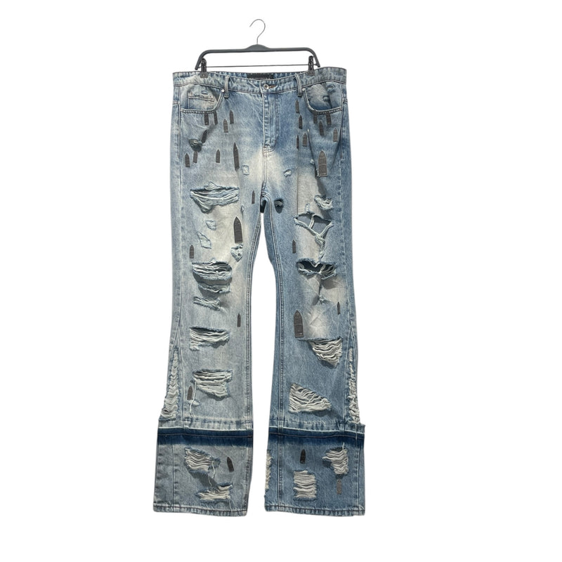 WHO DECIDES WAR/Bootcut Pants/38/Denim/BLU/