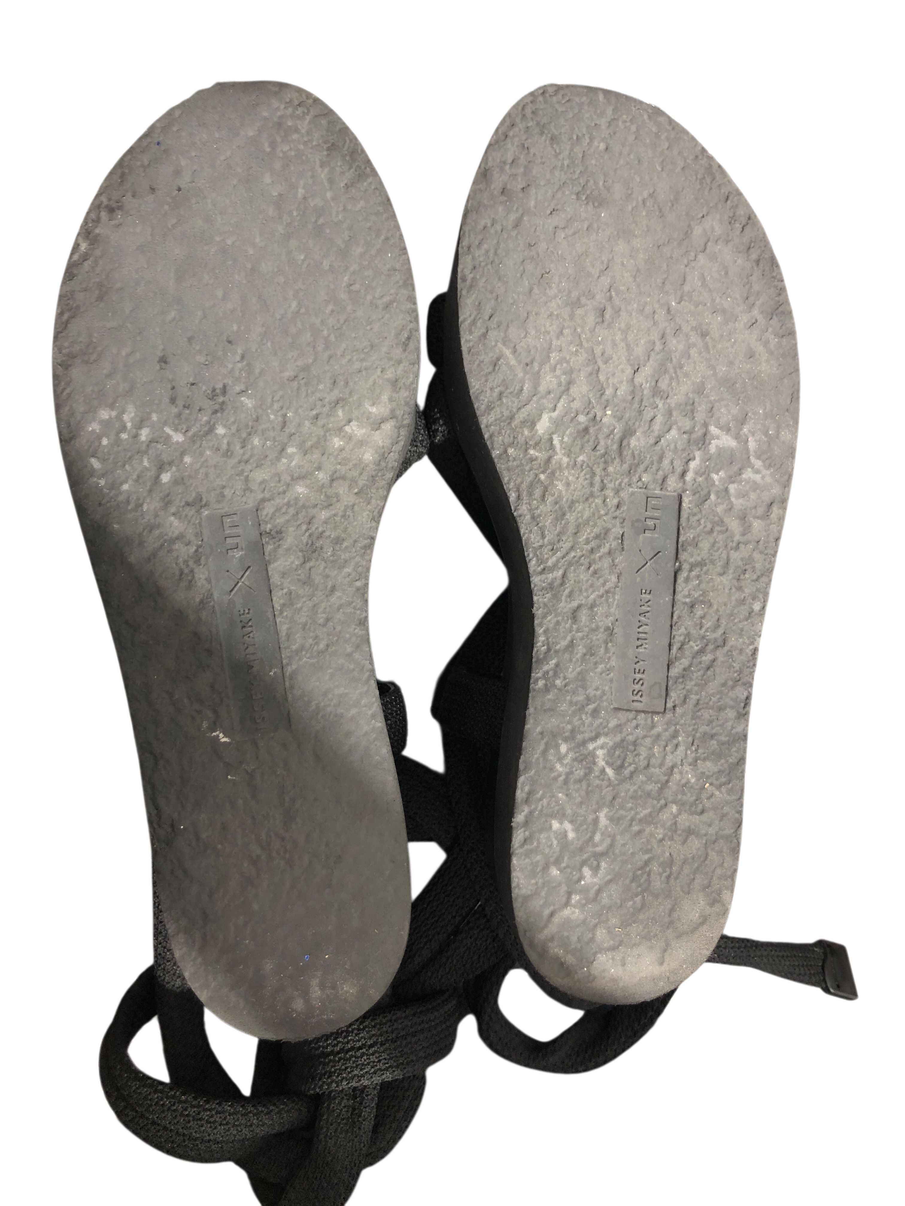 ISSEY MIYAKE/Sandals/EU 38/Cotton/BLK/ view 8