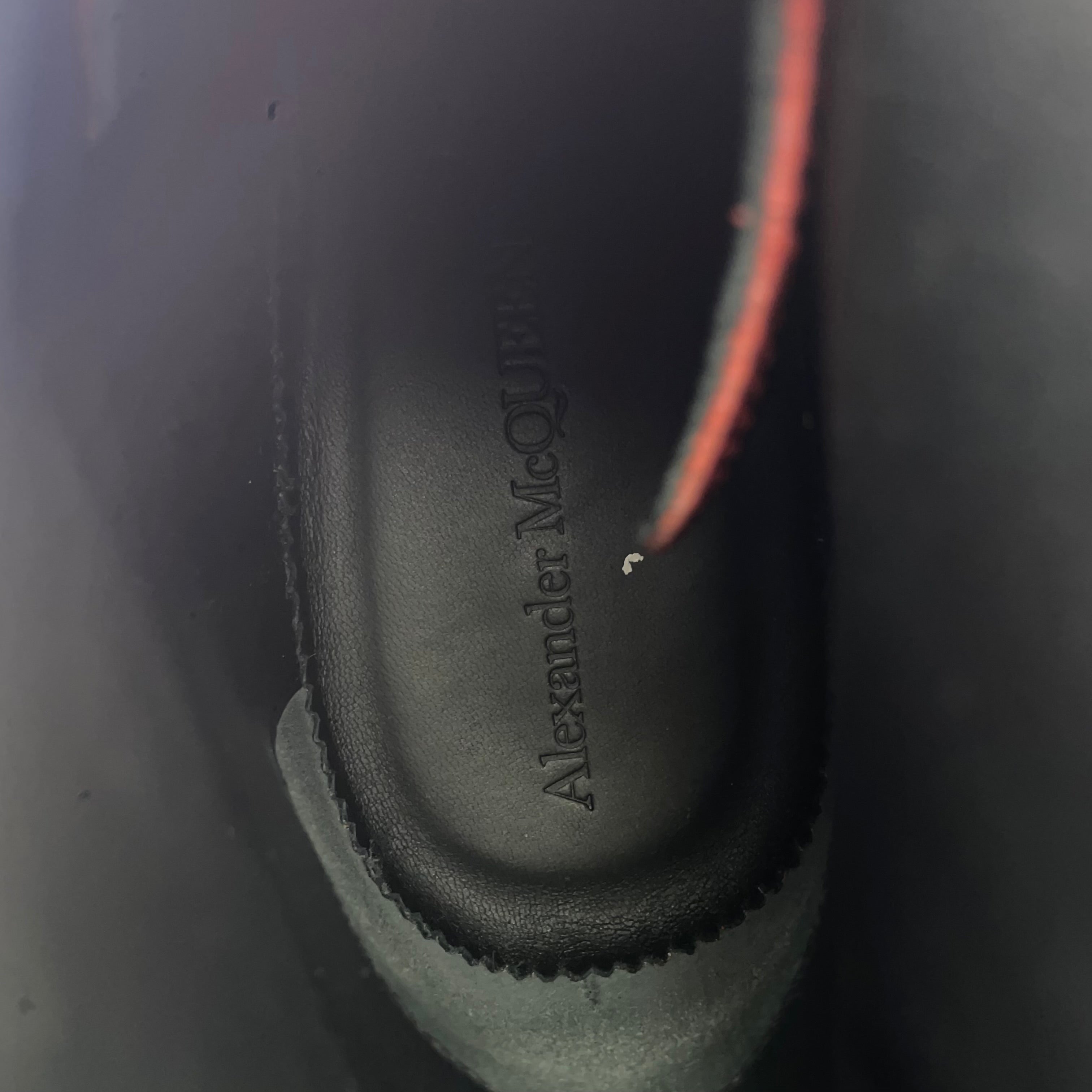 Alexander McQueen/Hi-Sneakers/EU 45/Faux Leather/RED/ view 4