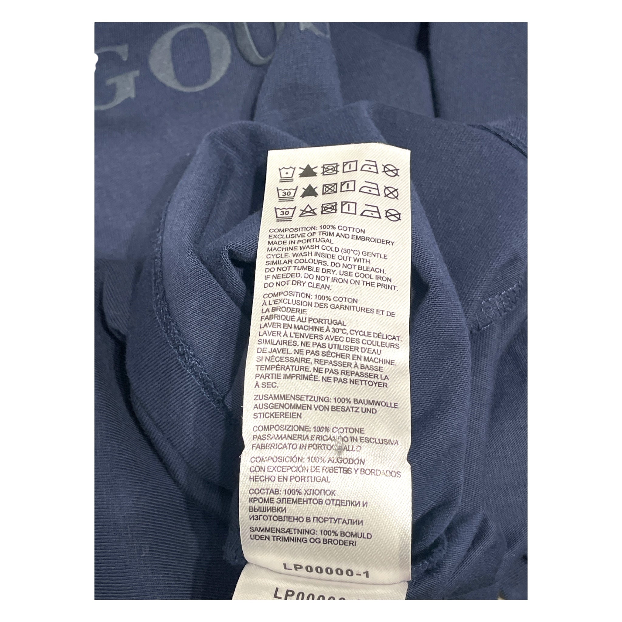 CANADA GOOSE/T-Shirt/L/Cotton/NVY/Chest Logo Tee view 4