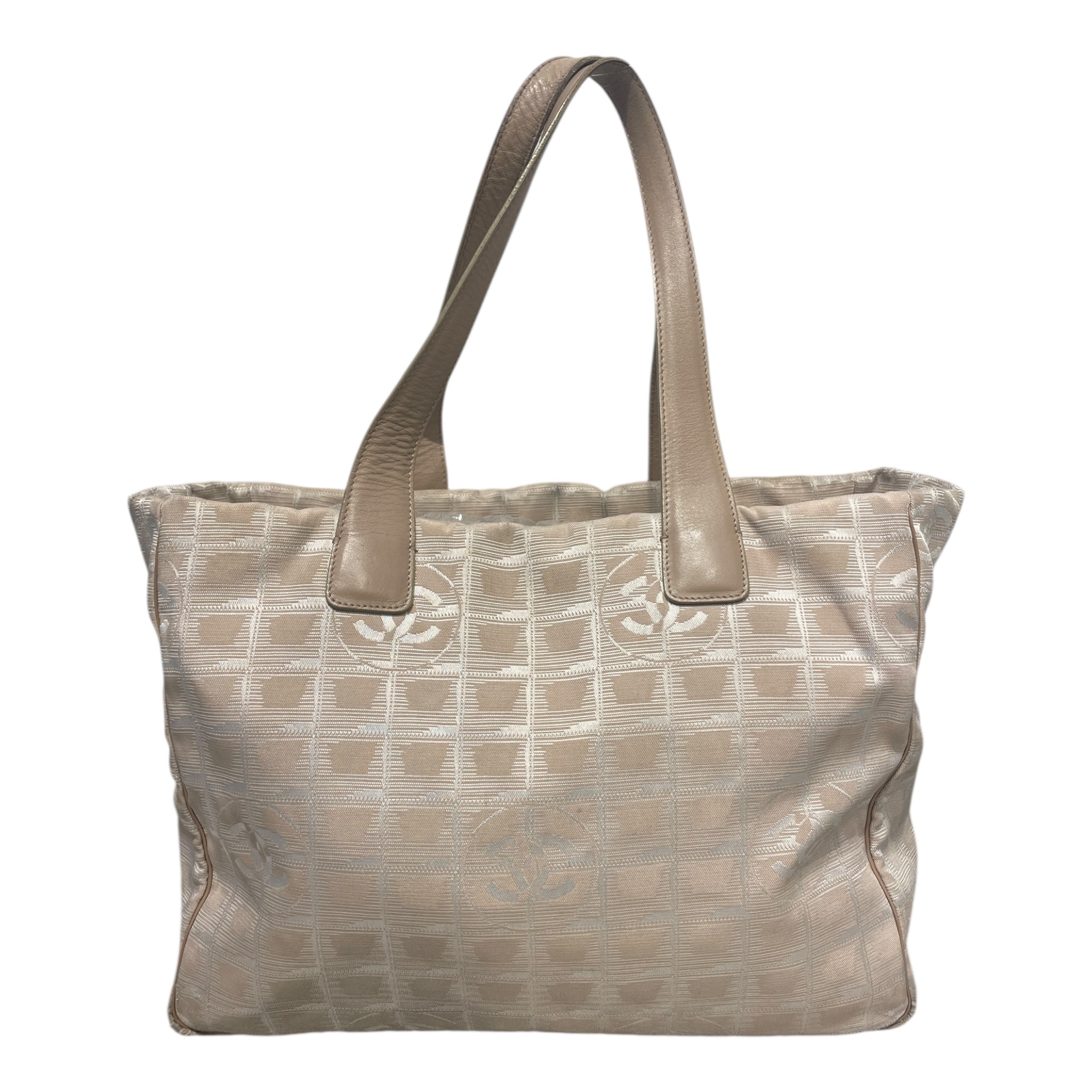 CHANEL/Bag/Monogram/Cotton/CRM/Ligne Tote view 1