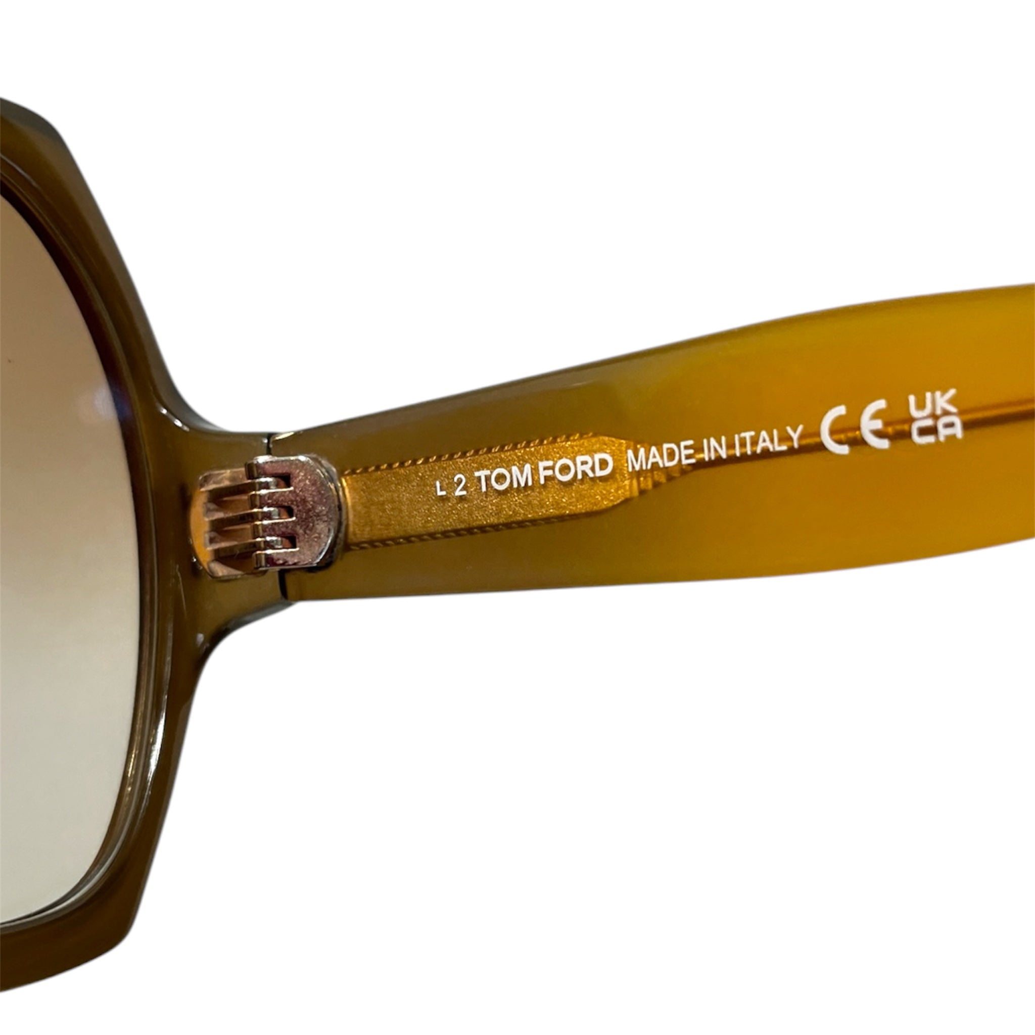 TOM FORD/Sunglasses/Plastic/BRW/L's/jerry tf1222 ombre to yellow view 3