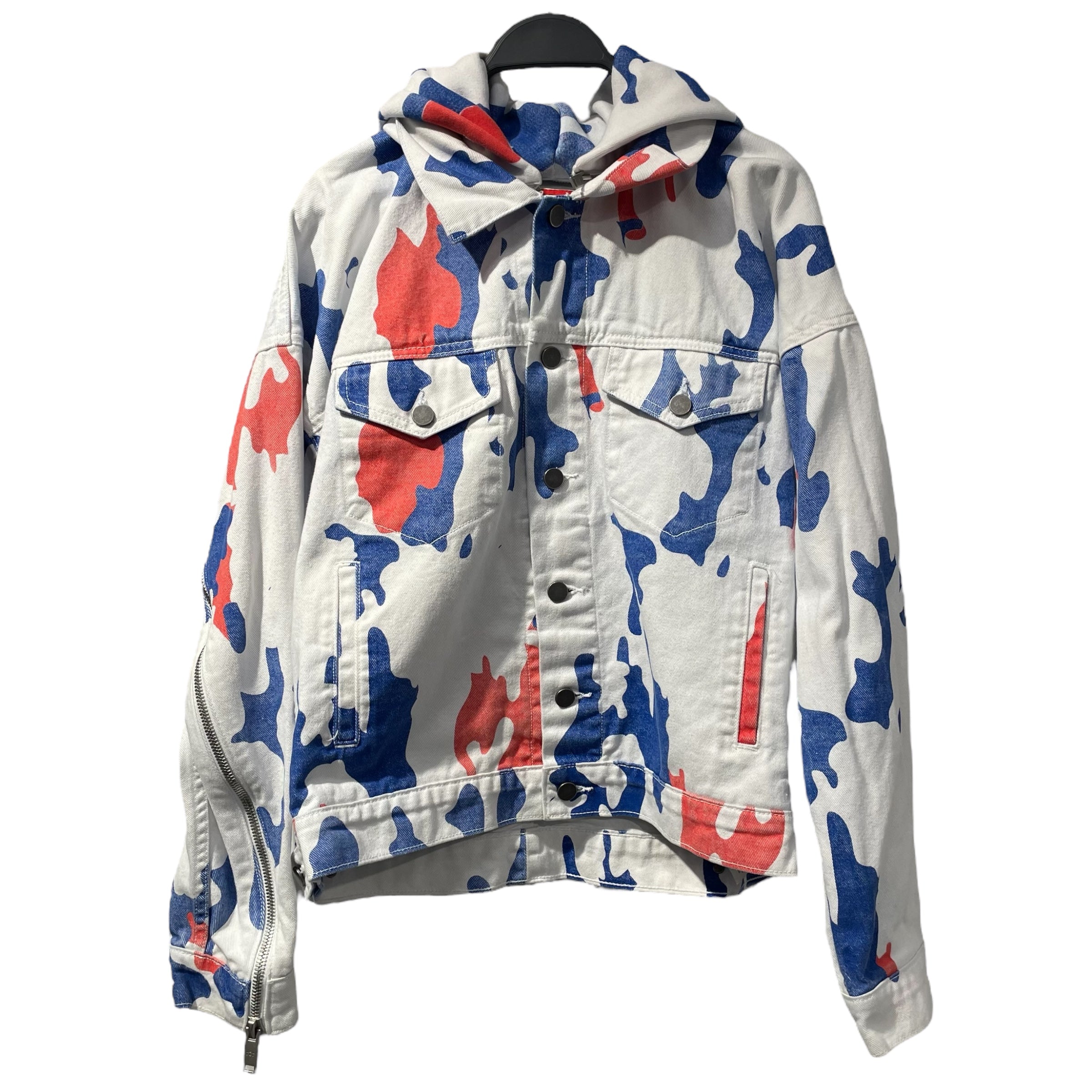 424(FourTwoFour)/Denim Jkt/S/Denim/MLT/Camouflage/ view 1
