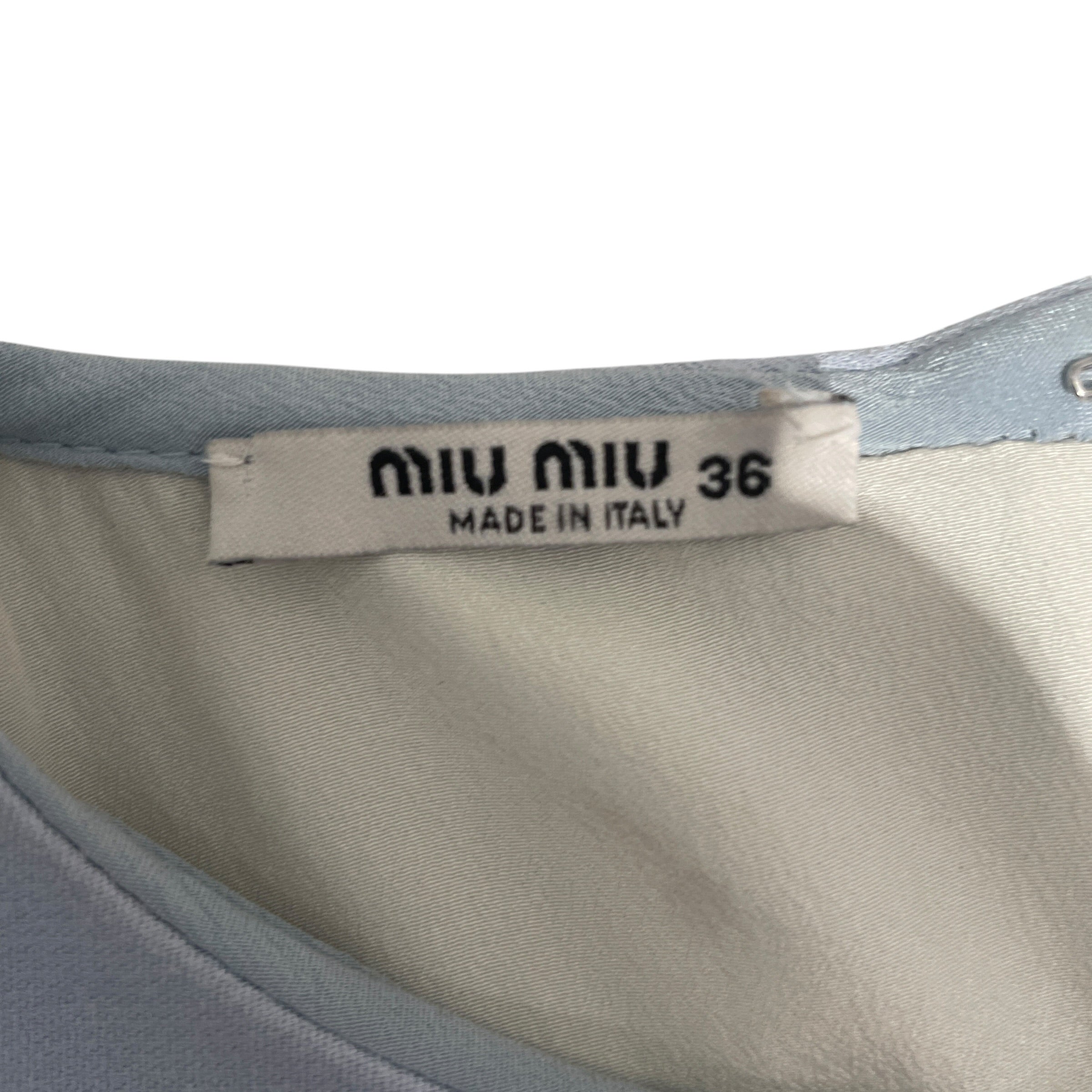 MIU MIU/Dress/36/Cotton/PPL/ view 3