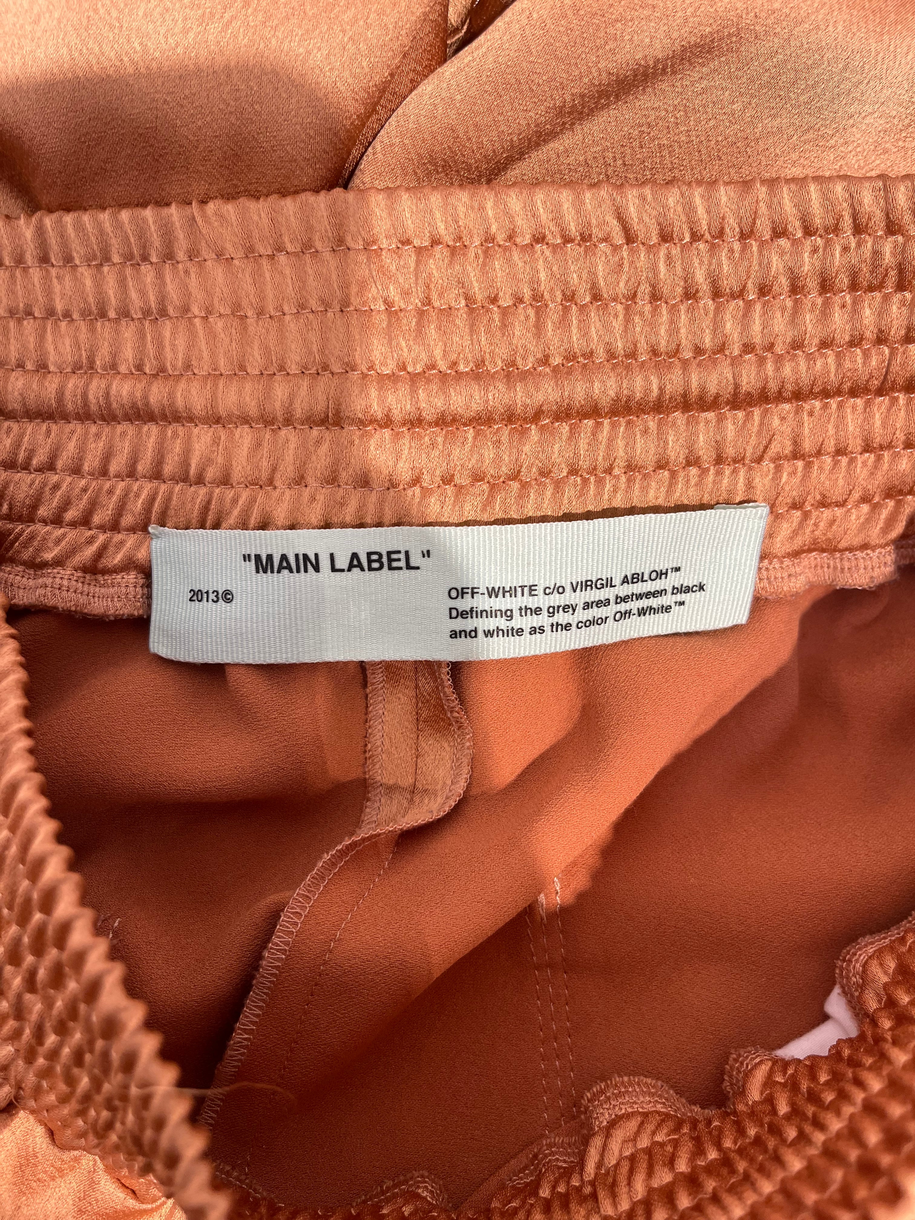 OFF-WHITE/Bottoms/40/Silk/ORN/swishy pants view 3
