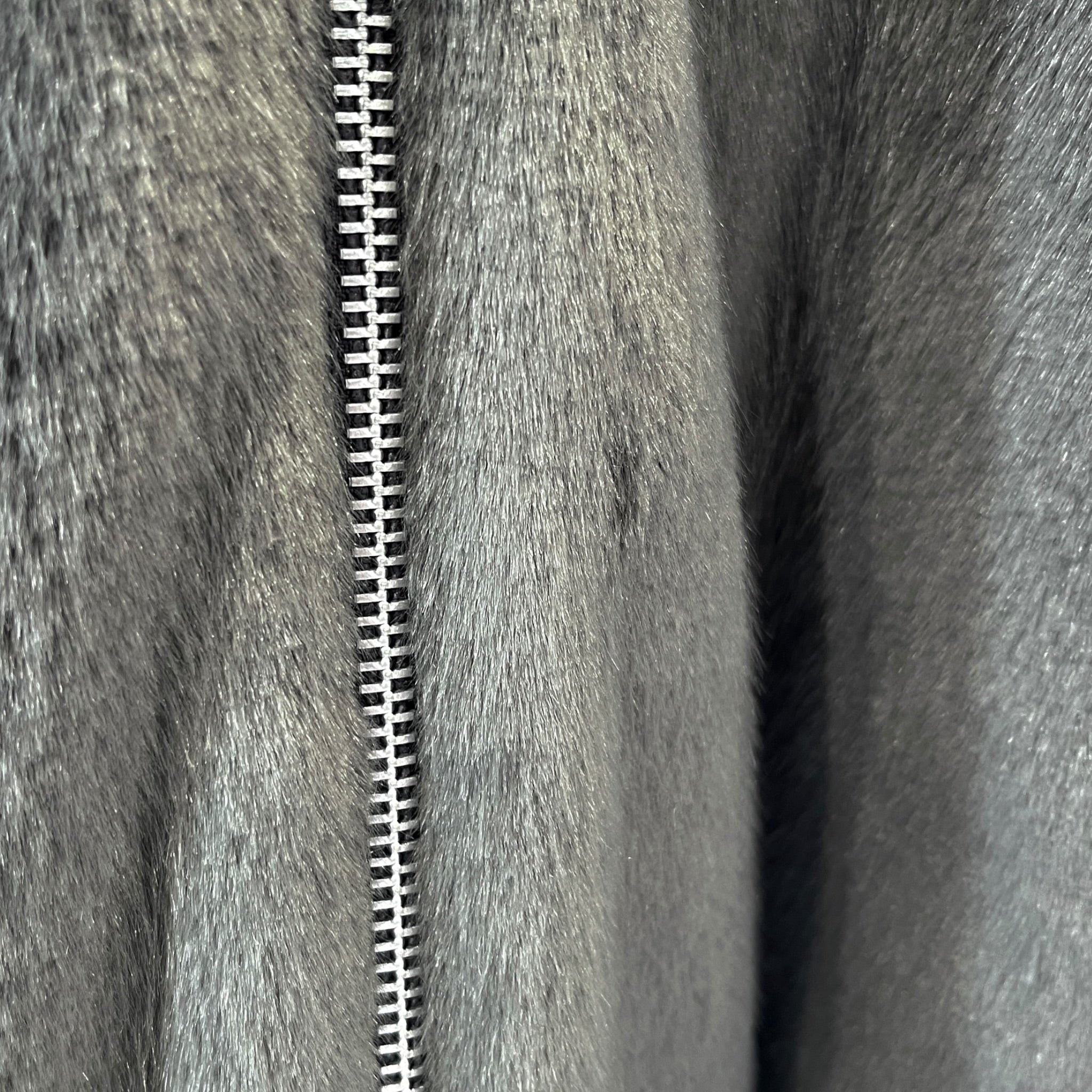 Helmut Lang/Coat/L/GRY/Single Breasted/Faux Fur Jacket view 5