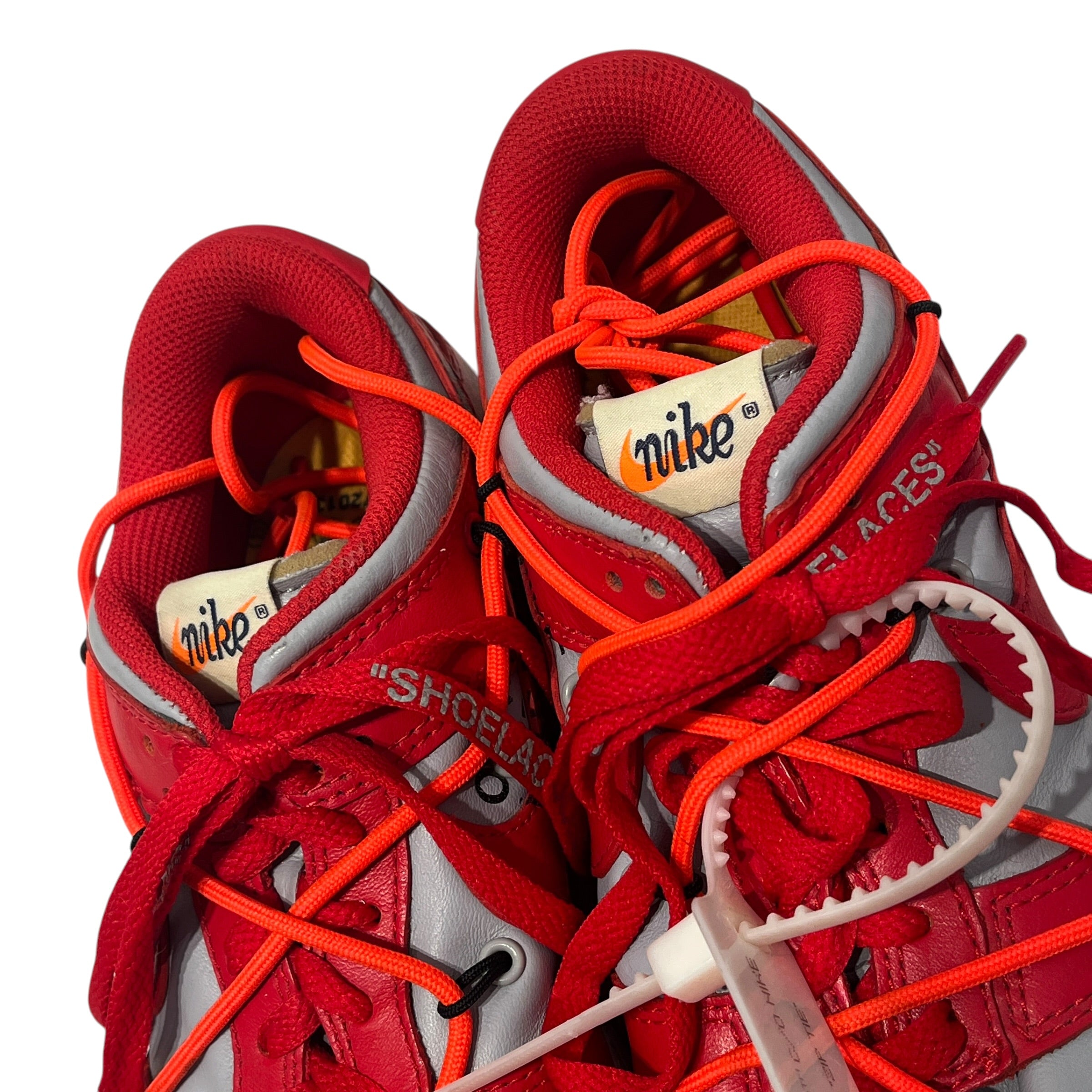 NIKE/OFF-WHITE/Low-Sneakers/US 6/RED/DUNK LOW "UNIVERSITY RED" view 17