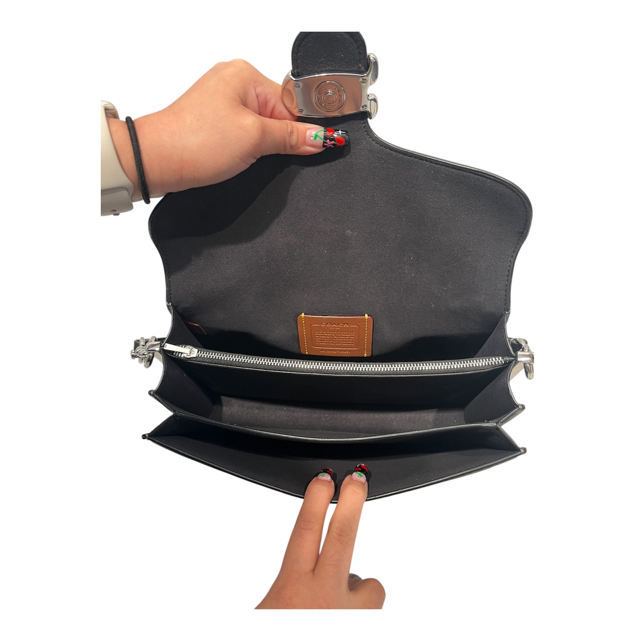 COACH/Bag/Leather/BLK/The Tabby Bag Pebbled Leather view 4