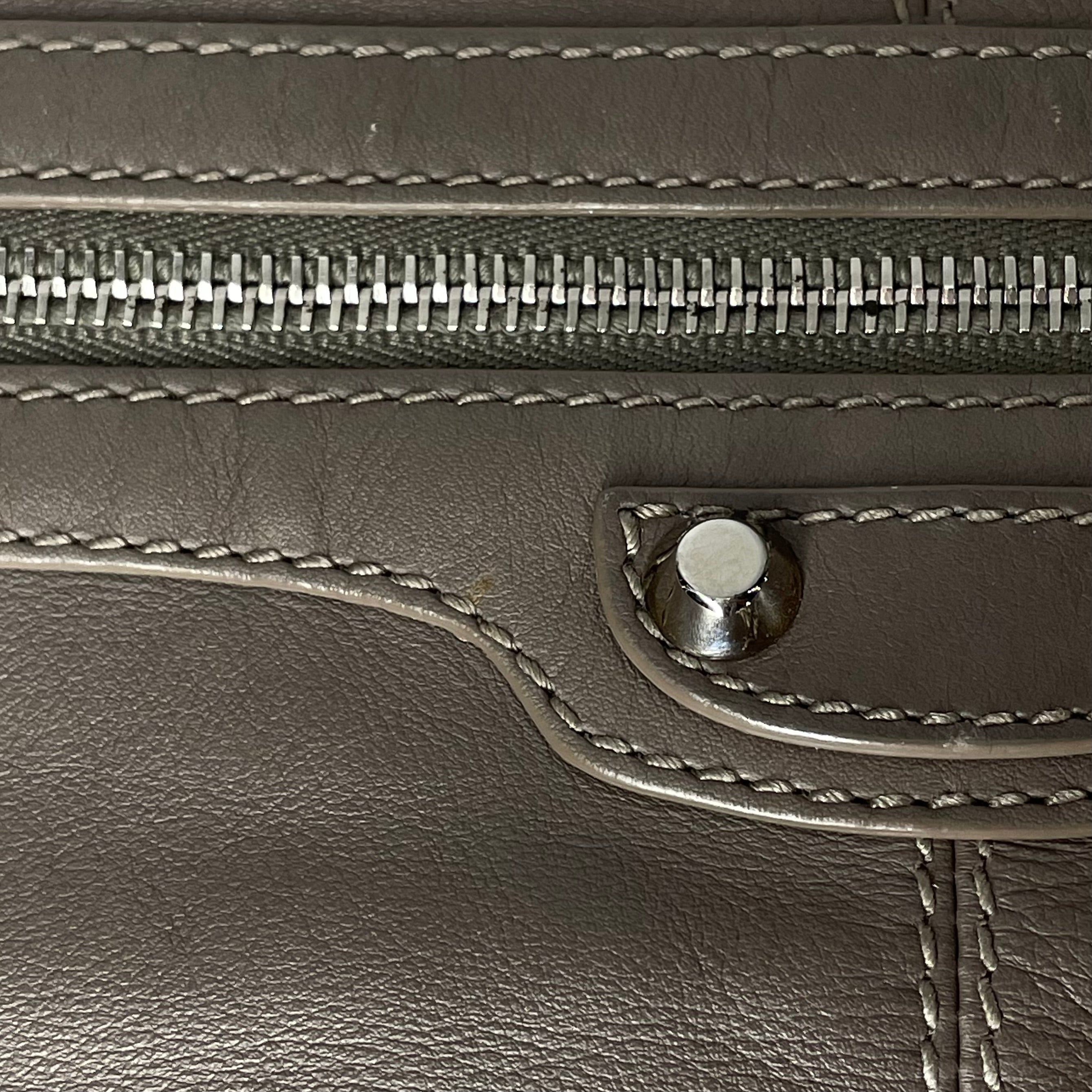 BALENCIAGA/Clutch Bag/Leather/GRY/CLASSIC CITY CLUTCH view 4