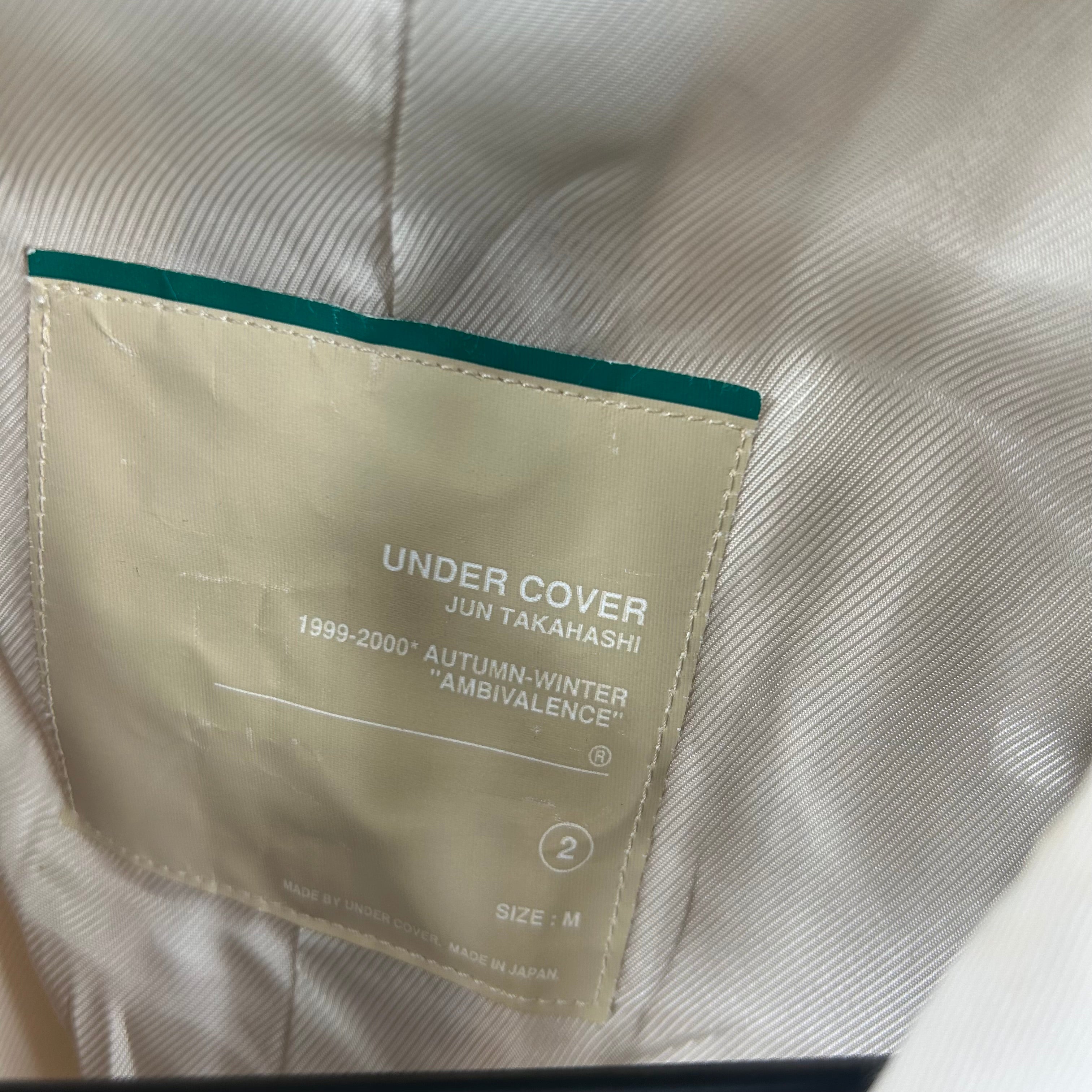 UNDERCOVER/Tailored Jkt/Cream/Rayon/AW99 view 3