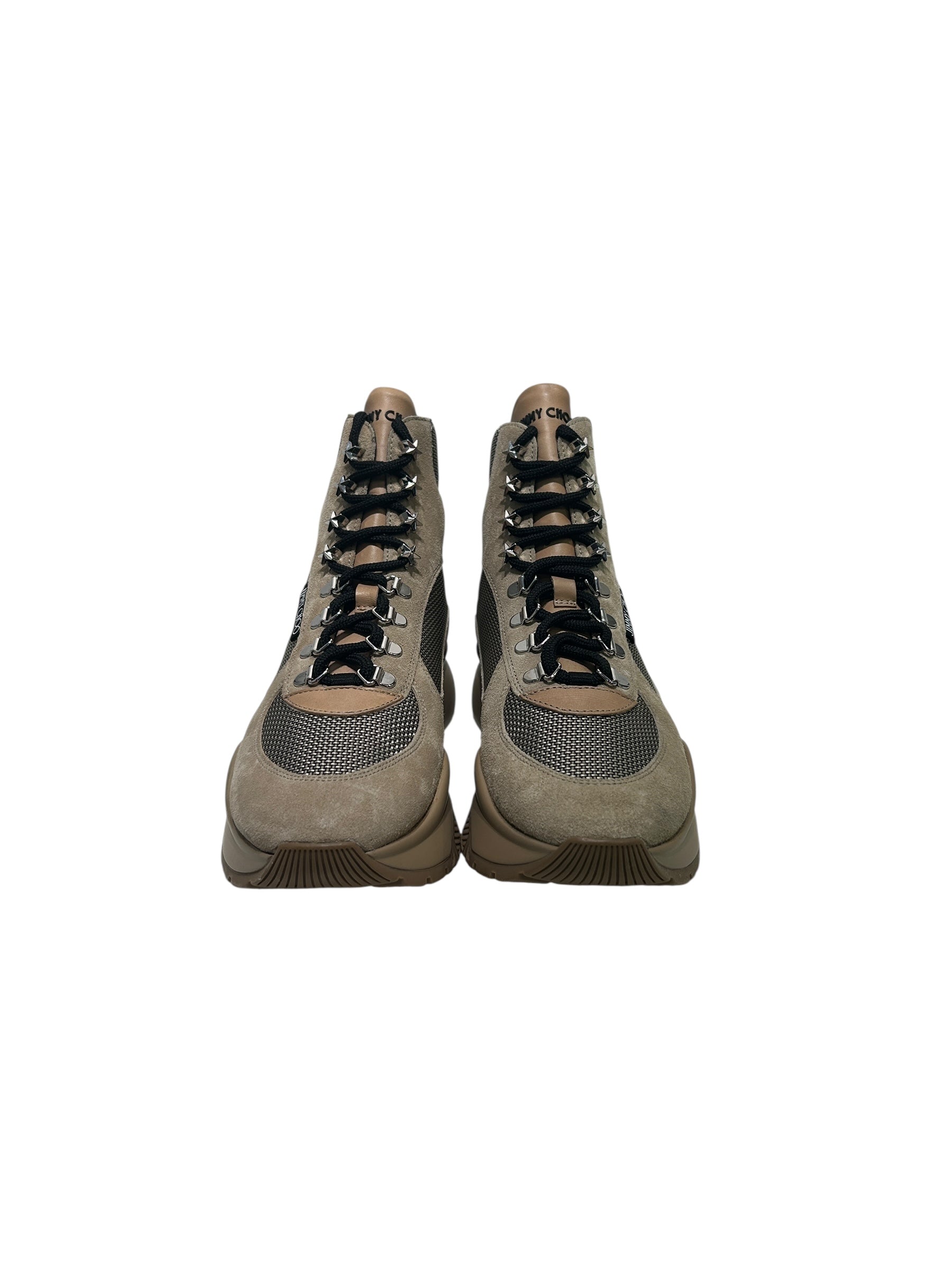 JIMMY CHOO/Trekking Boots/EU 39/Suede/BEG/hiking boot view 4