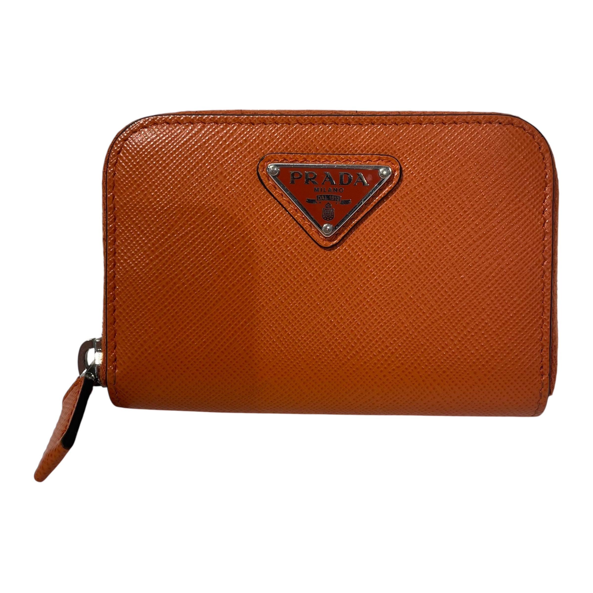 PRADA/Bifold Wallet/Leather/ORN/L's/ view 1