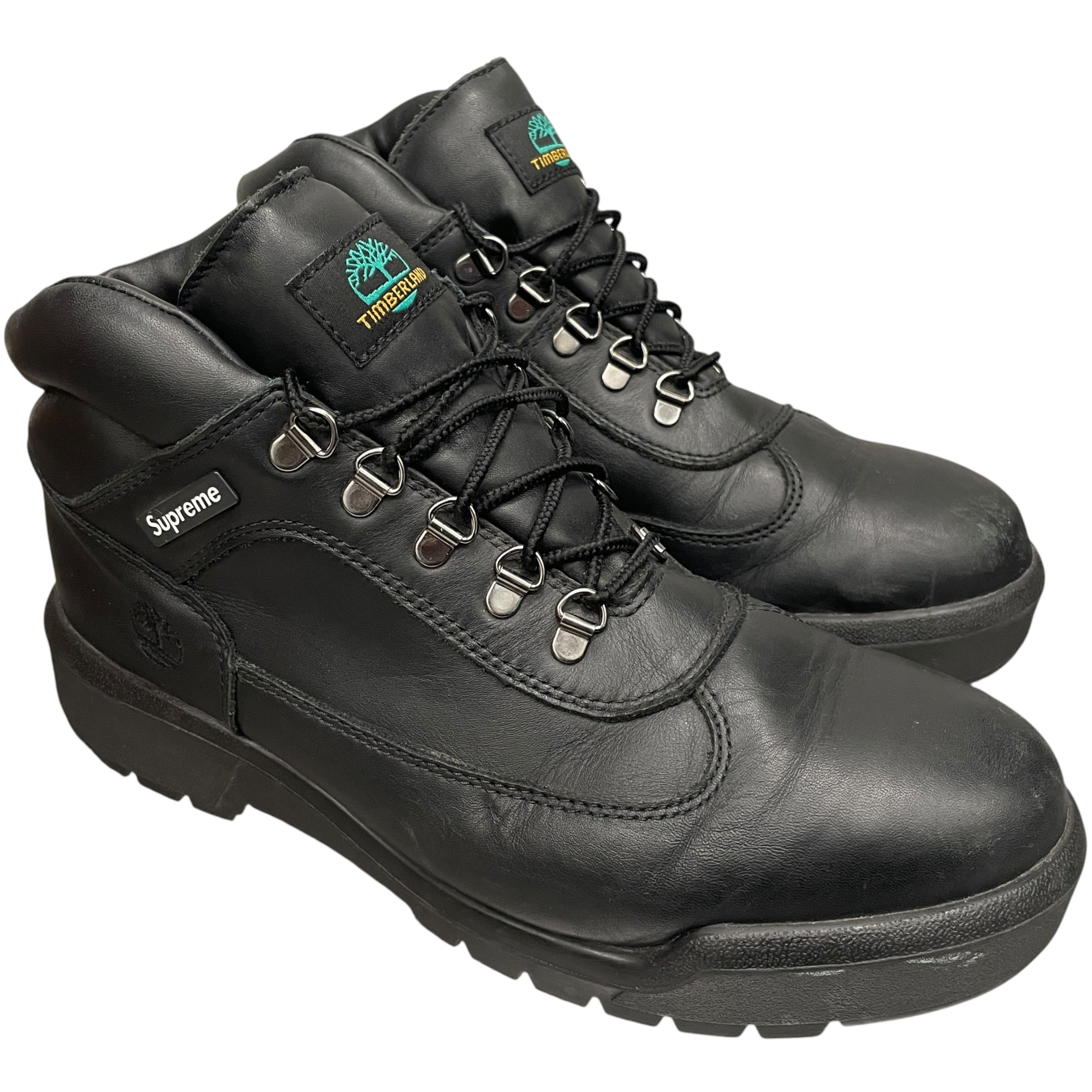 Supreme/Timberland/Lace Up Boots/US 9/Leather/BLK/FIELD BOOT view 1