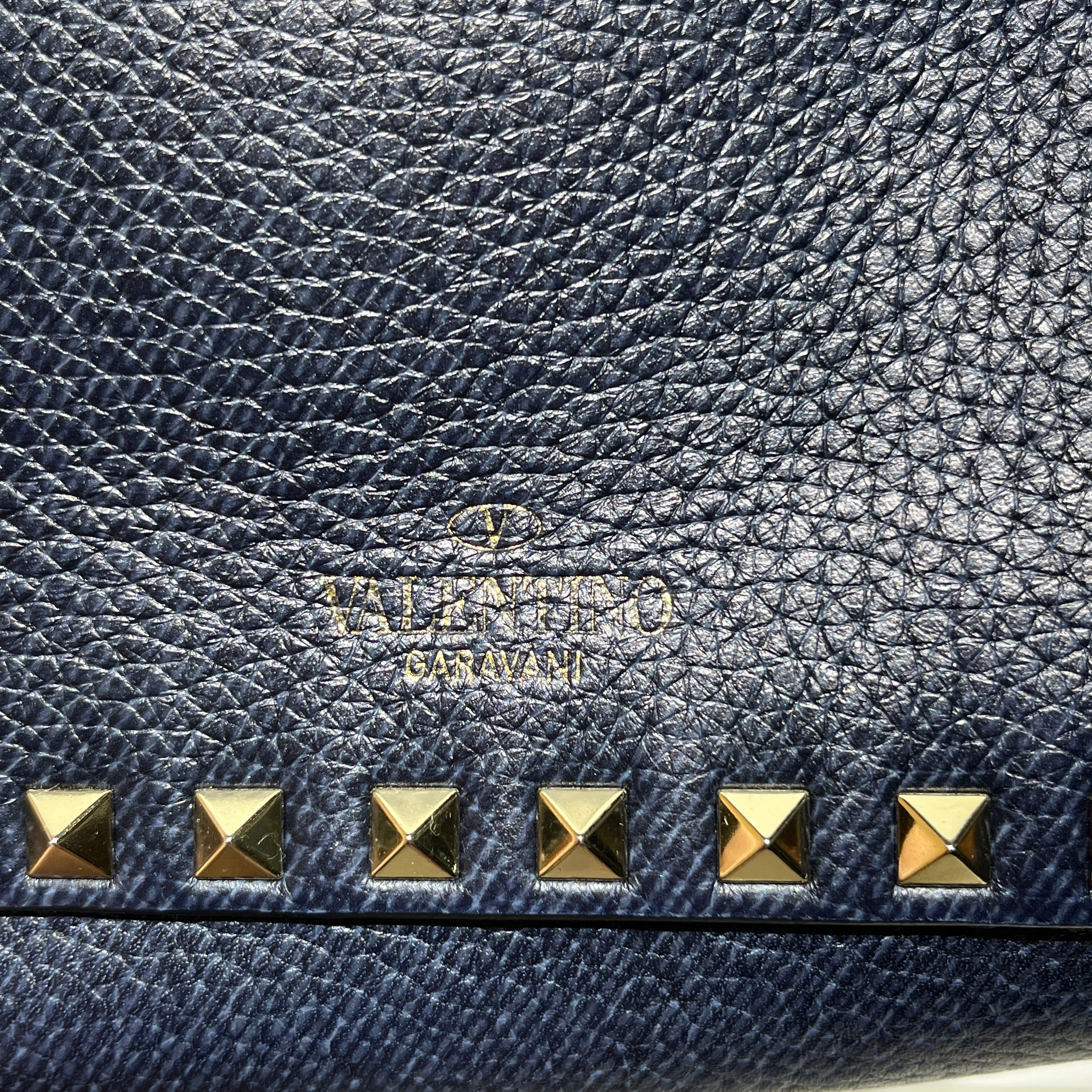 VALENTINO/Cross Body Bag/Leather/NVY/Rockstud Crossbody view 10
