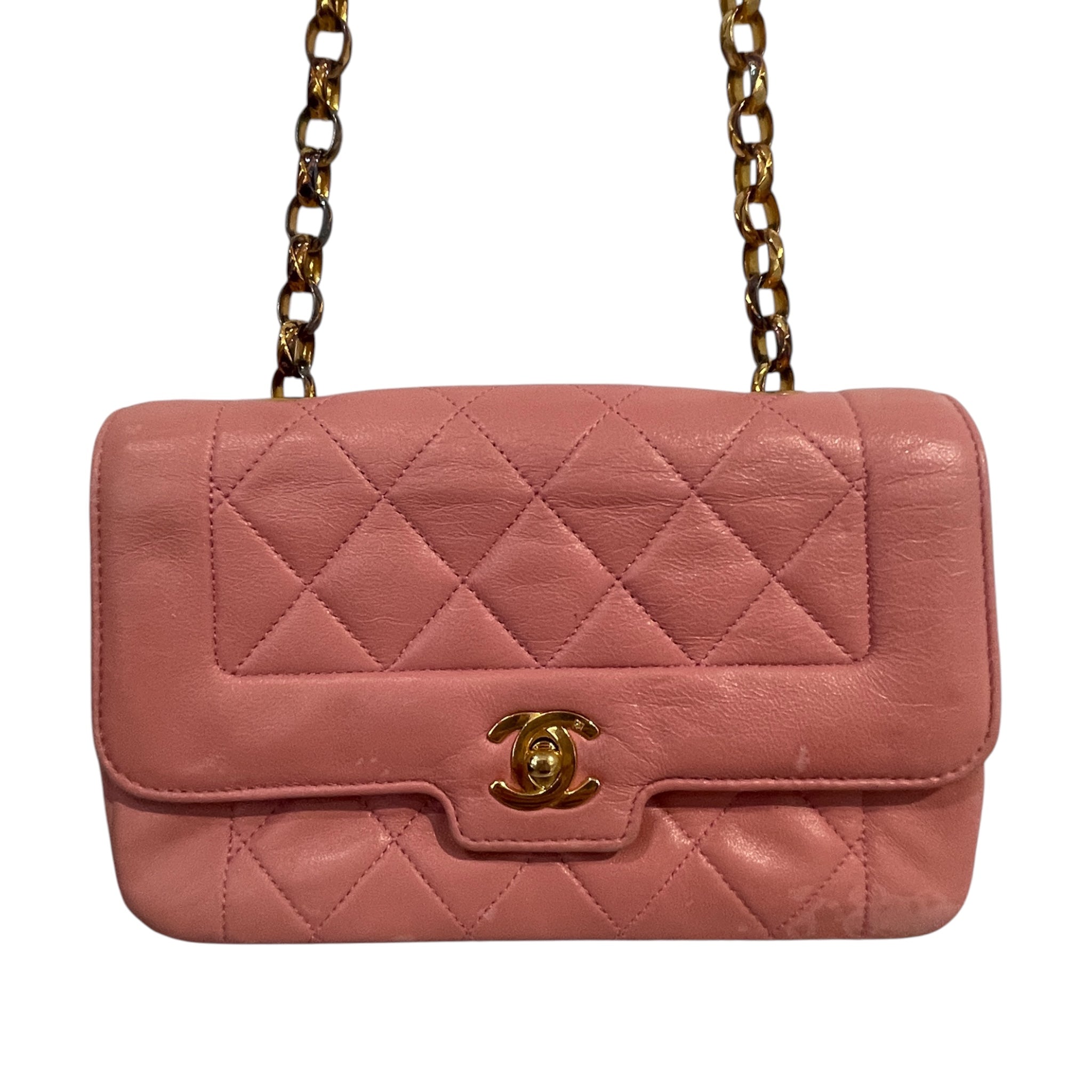 CHANEL/Hand Bag/Leather/PNK/MH4GJH8 view 3