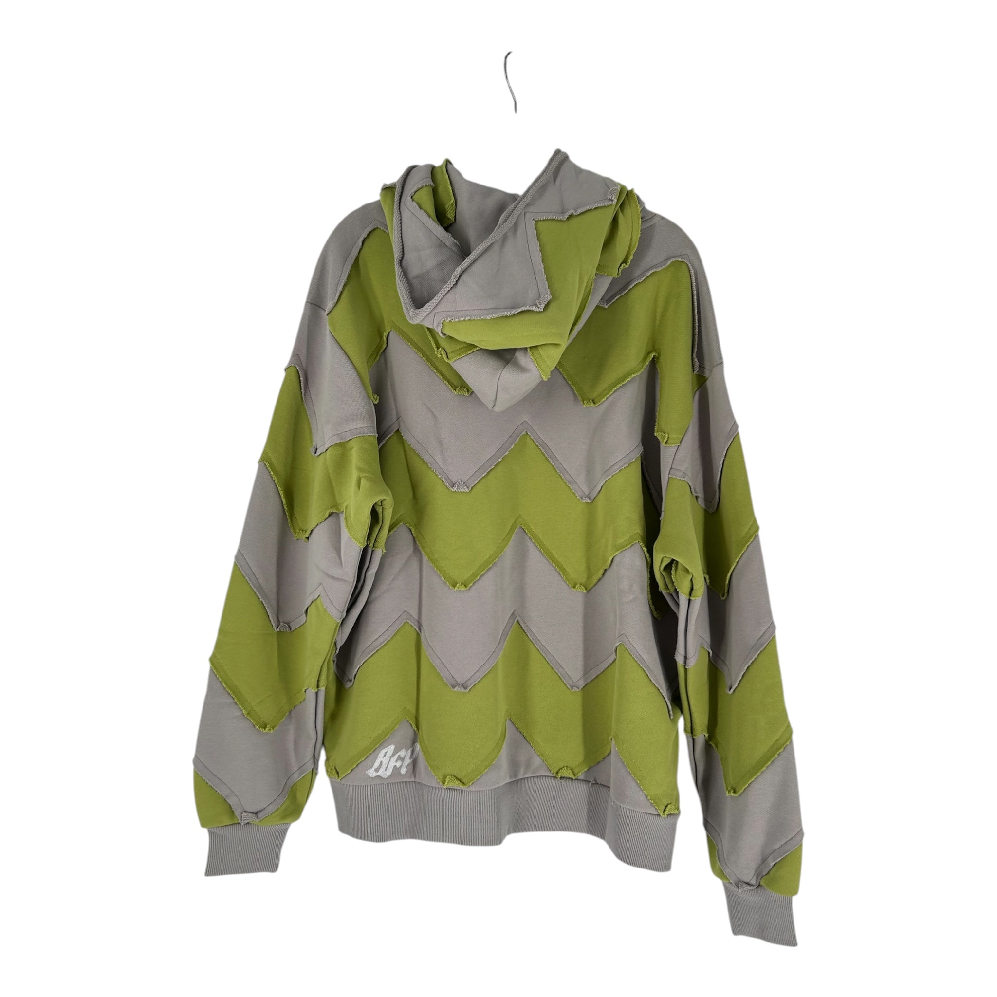 sicko/Hoodie/M/Stripe/Cotton/GRN/Pullover/ view 2